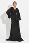 Linares Bogas Hosszú Fekete Ruha Nőknek