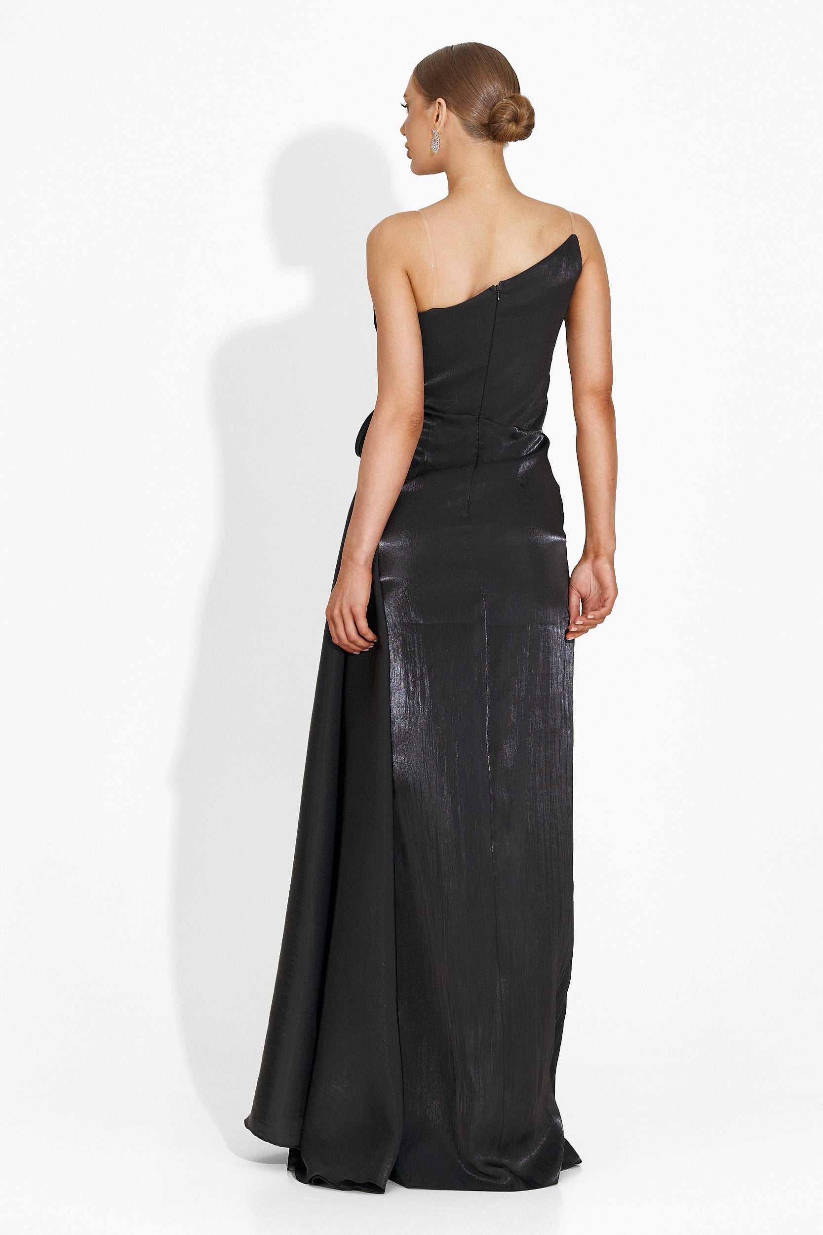 Verlie Bogas Hosszú Fekete Női Ruha