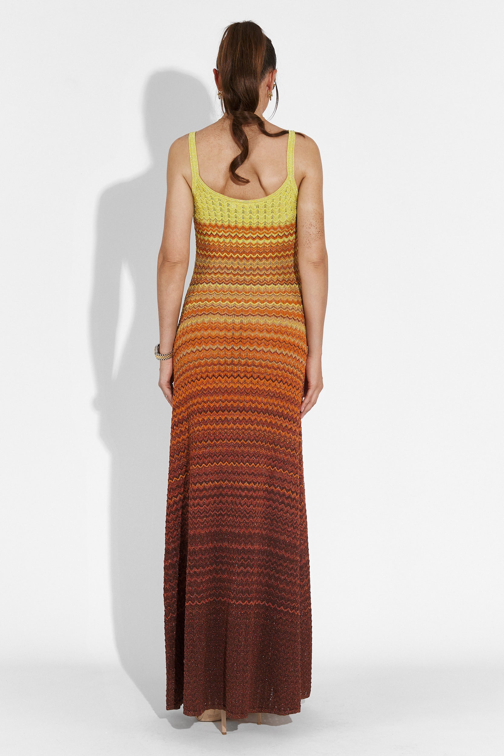 Quimphy Bogas Hosszú Narancssárga Női Ruha