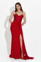 Alexandria Bogas Hosszú Piros Ruha Nőknek