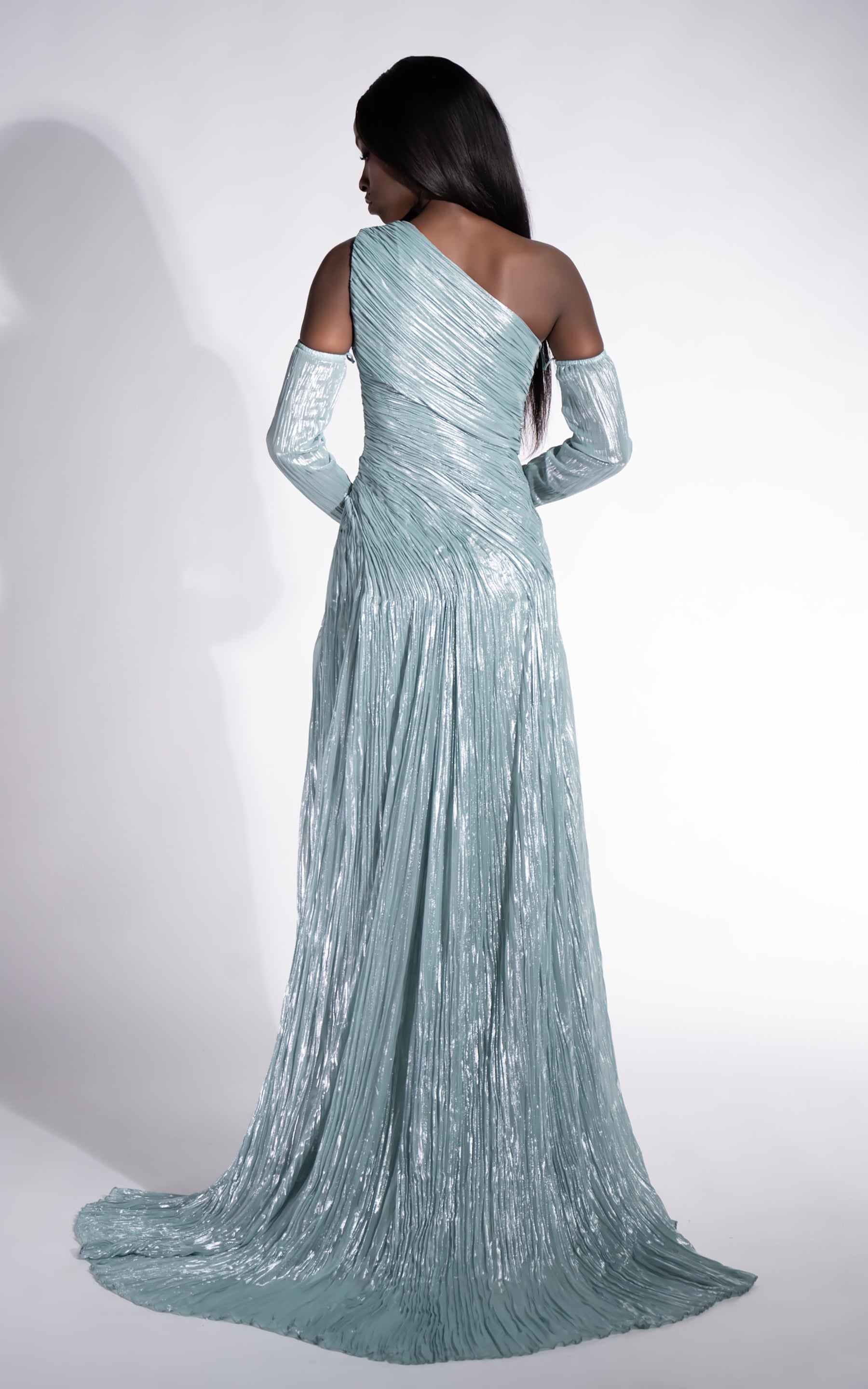 Penye Bogas türkiz hosszú ruha nőknek