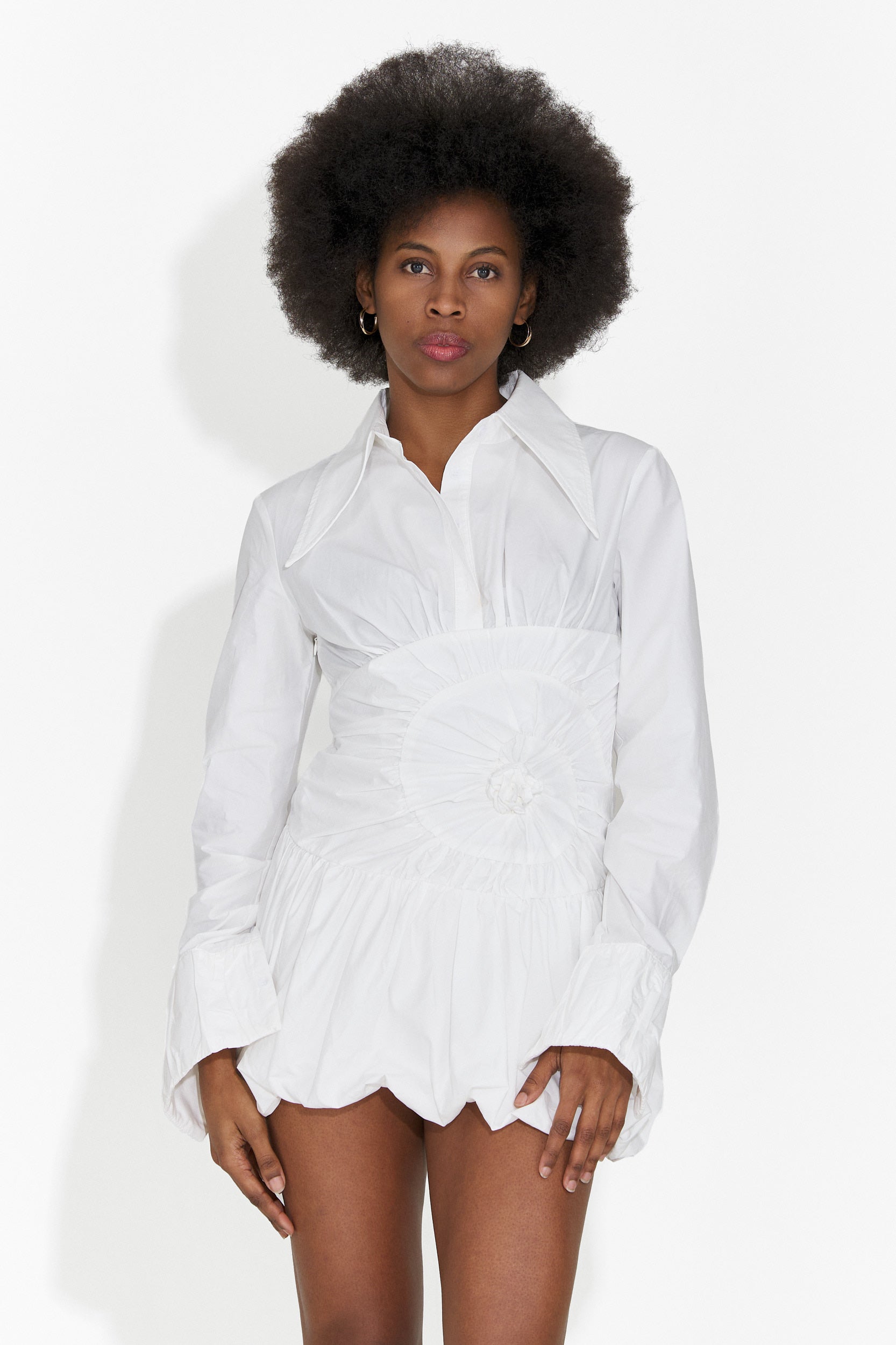 Fehér rövid női ruha Selina Bogas