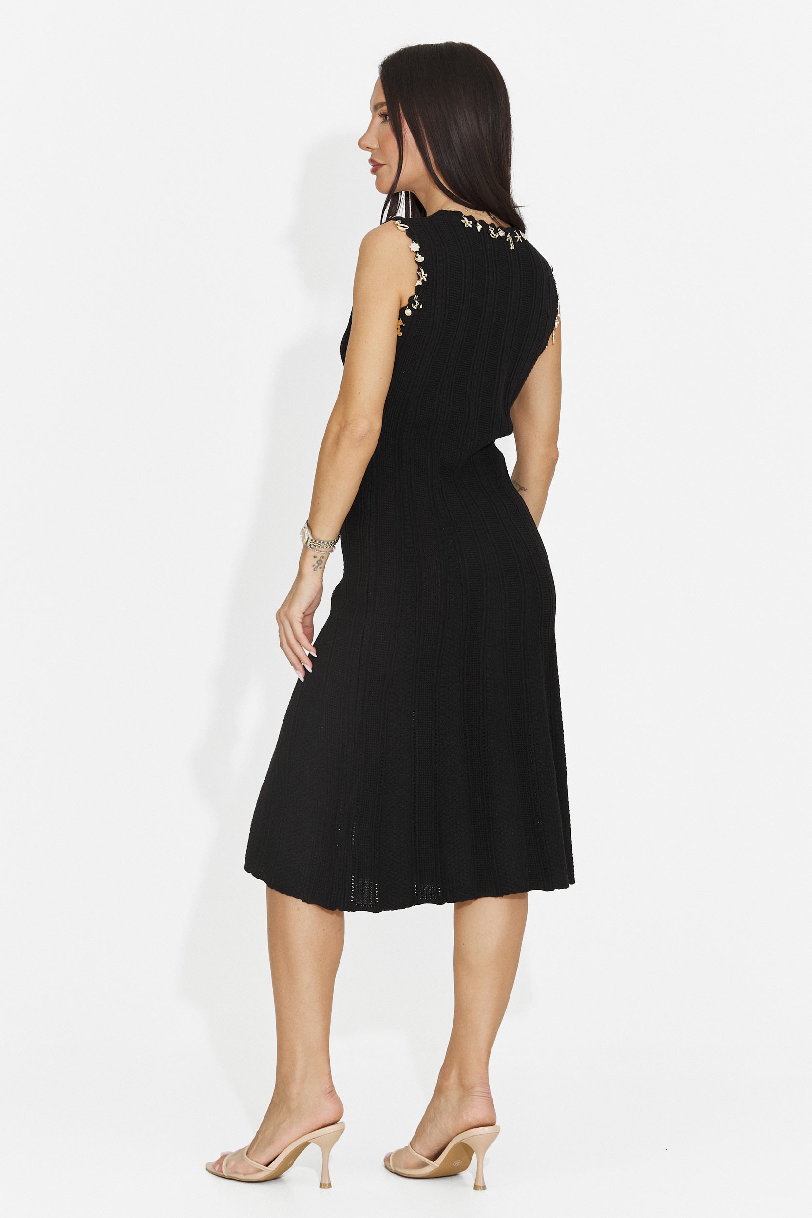 Rochie dama scurta neagra Delaia Bogas