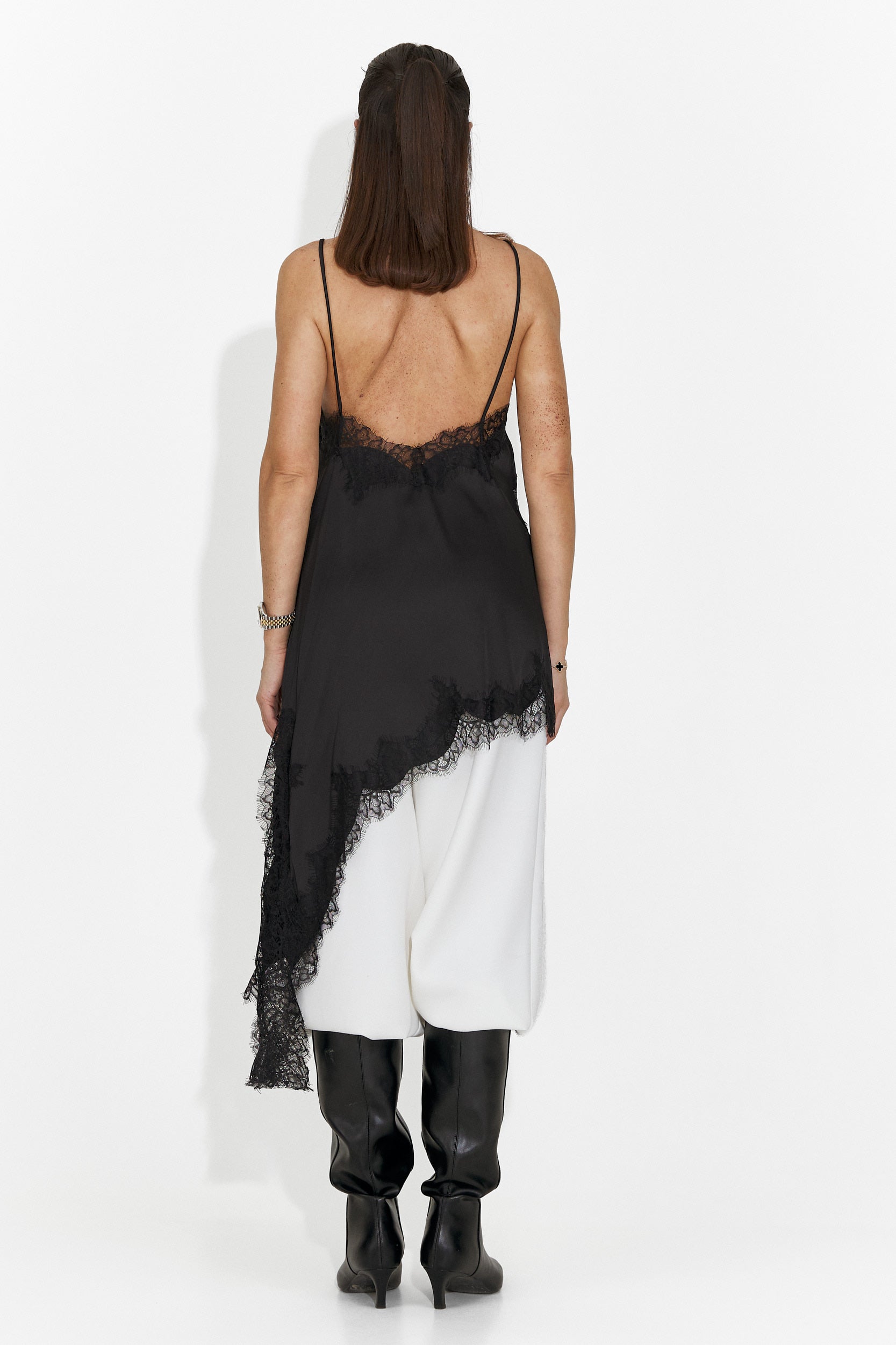 Női rövid fekete ruha Francisca Bogas