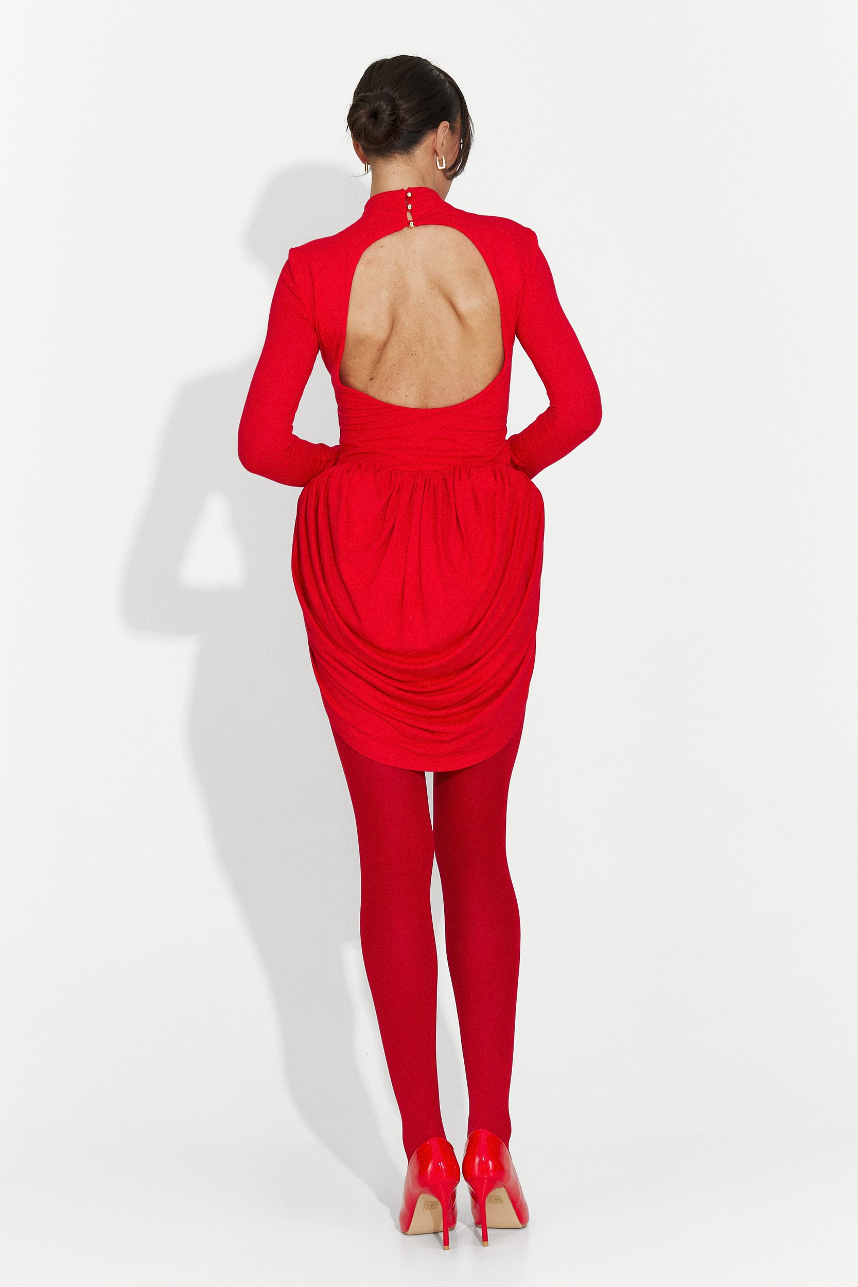 Piros rövid női ruha Valese Bogas