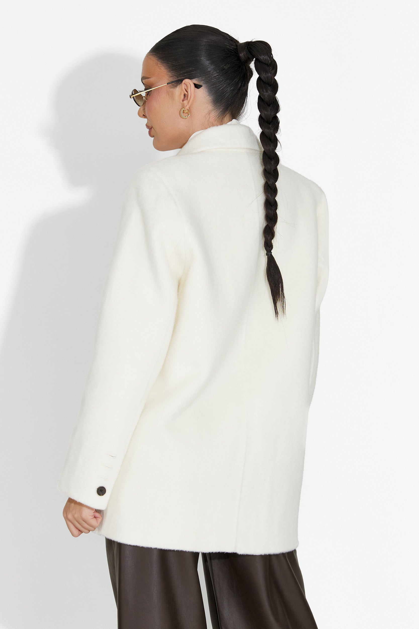 Novelia Bogas Elegáns Bézs Női Blézer