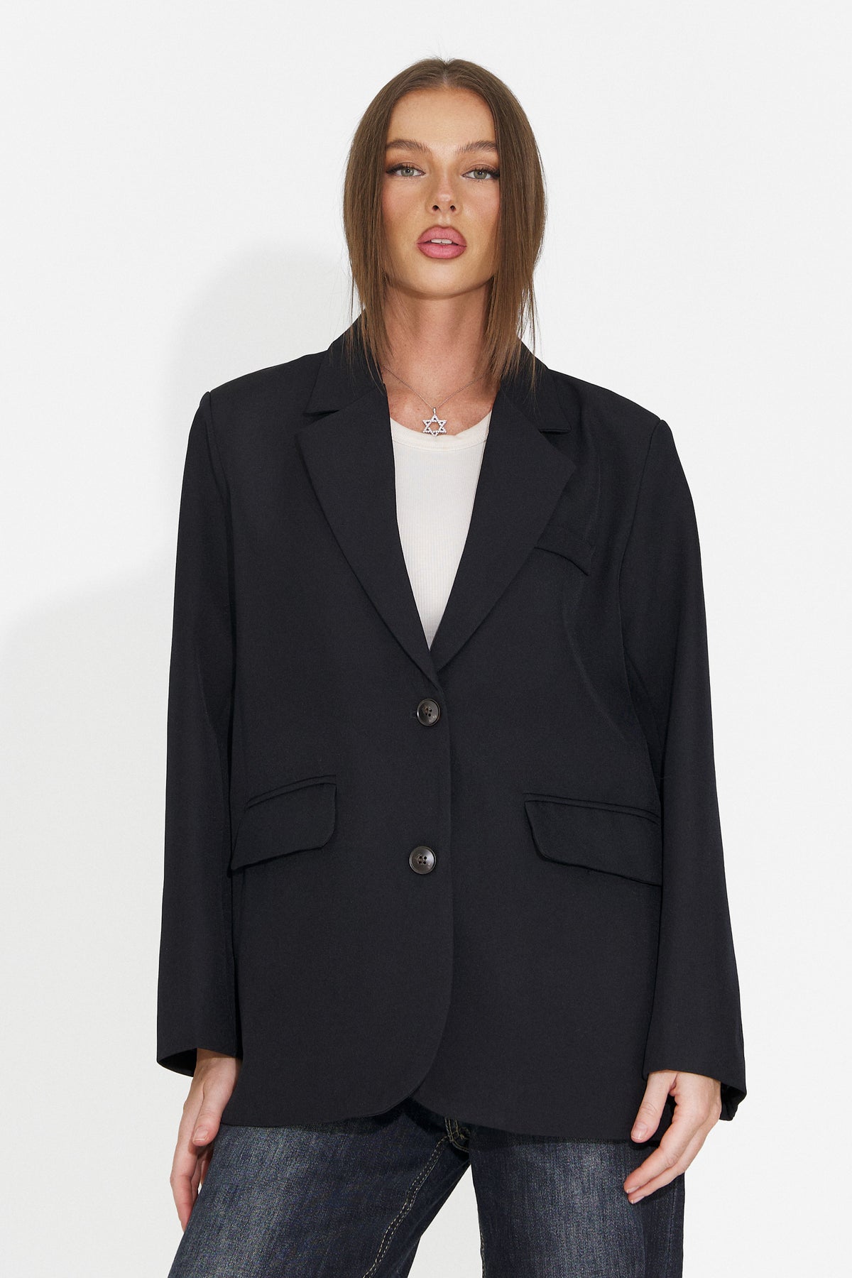 Sacou elegant bleumarin Ceramiyra Bogas