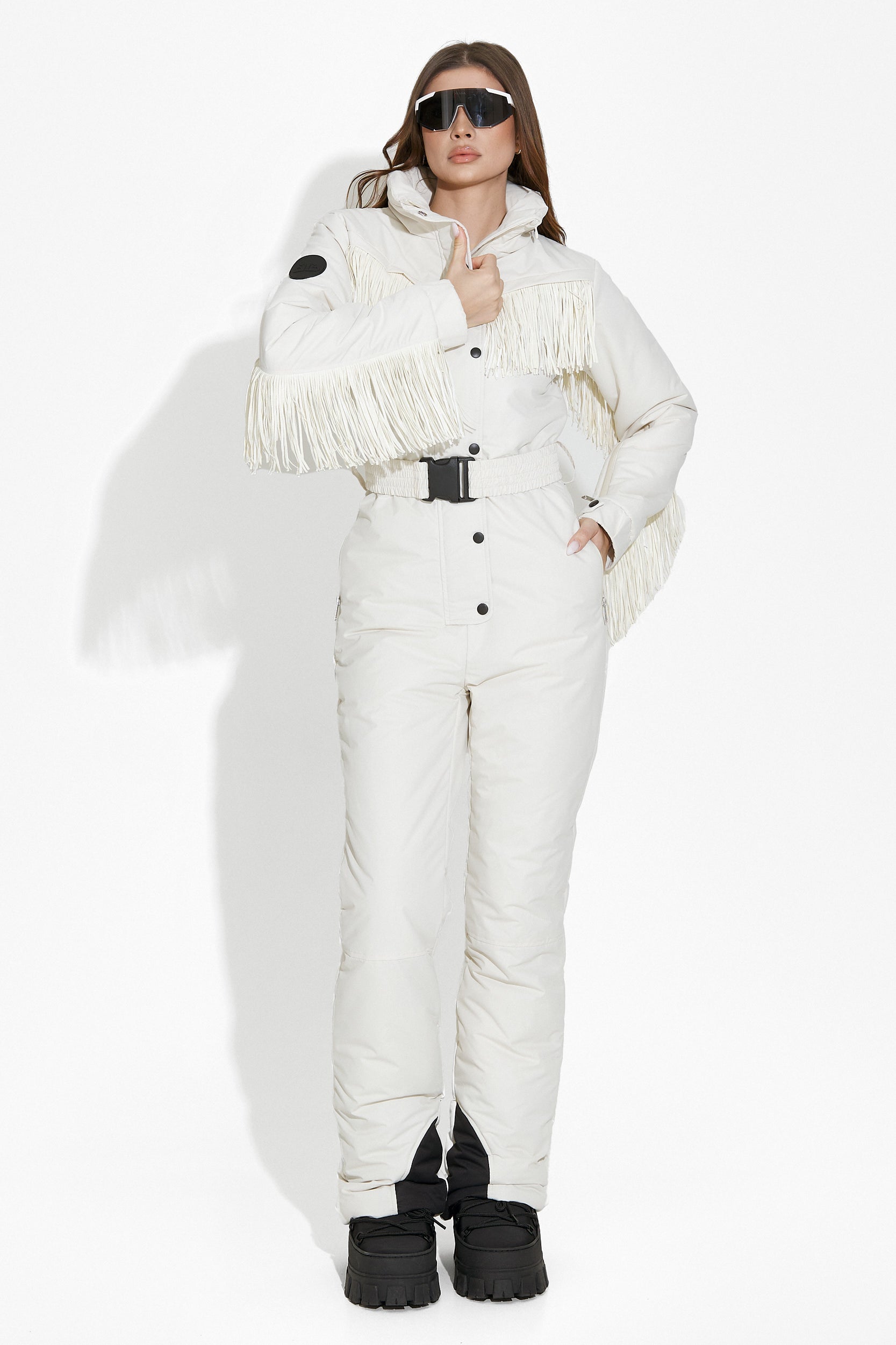 Laza bézs Ritanya Bogas síugró overál