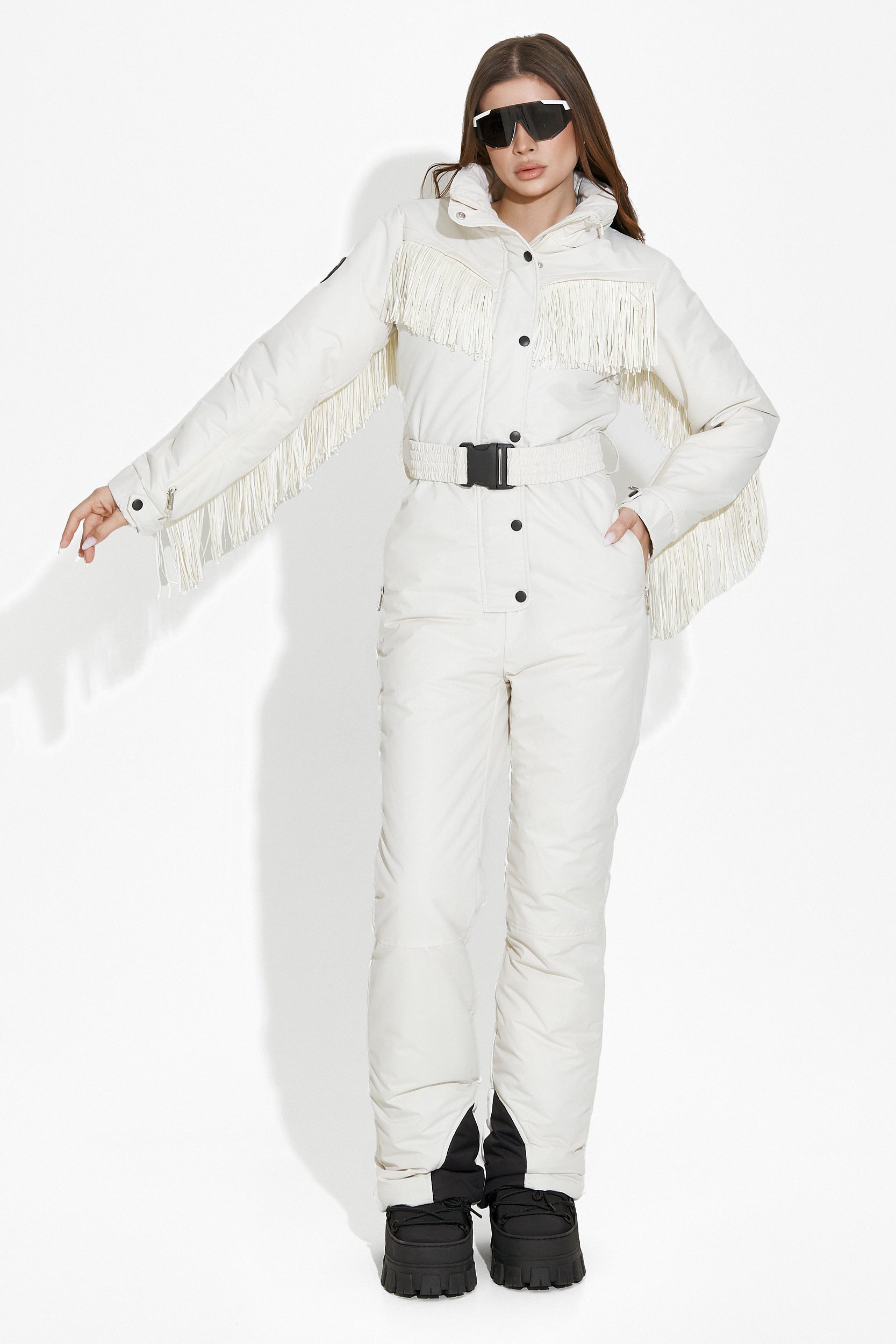 Laza bézs Ritanya Bogas síugró overál