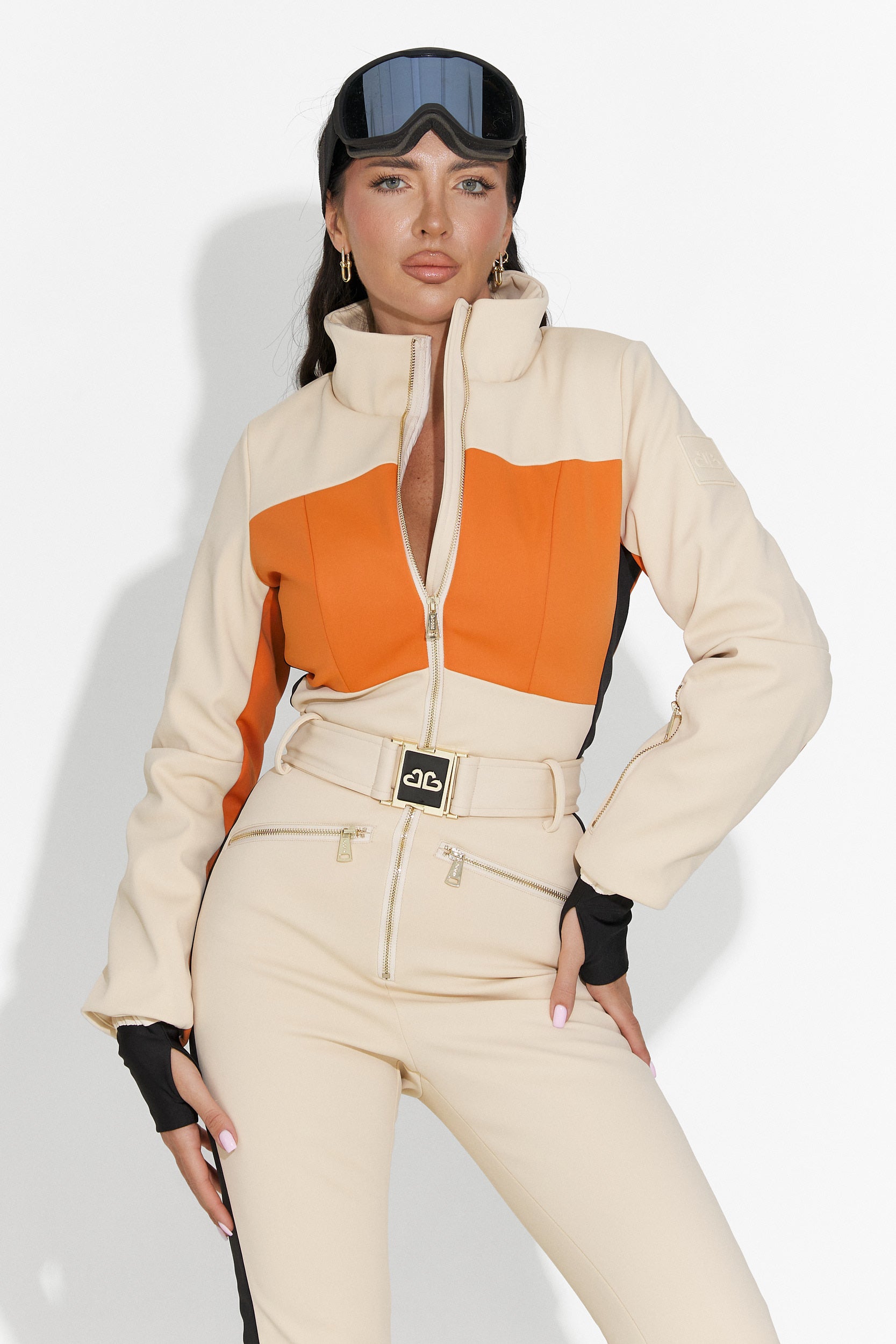 Bézs Vernoa Bogas alkalmi síoverál