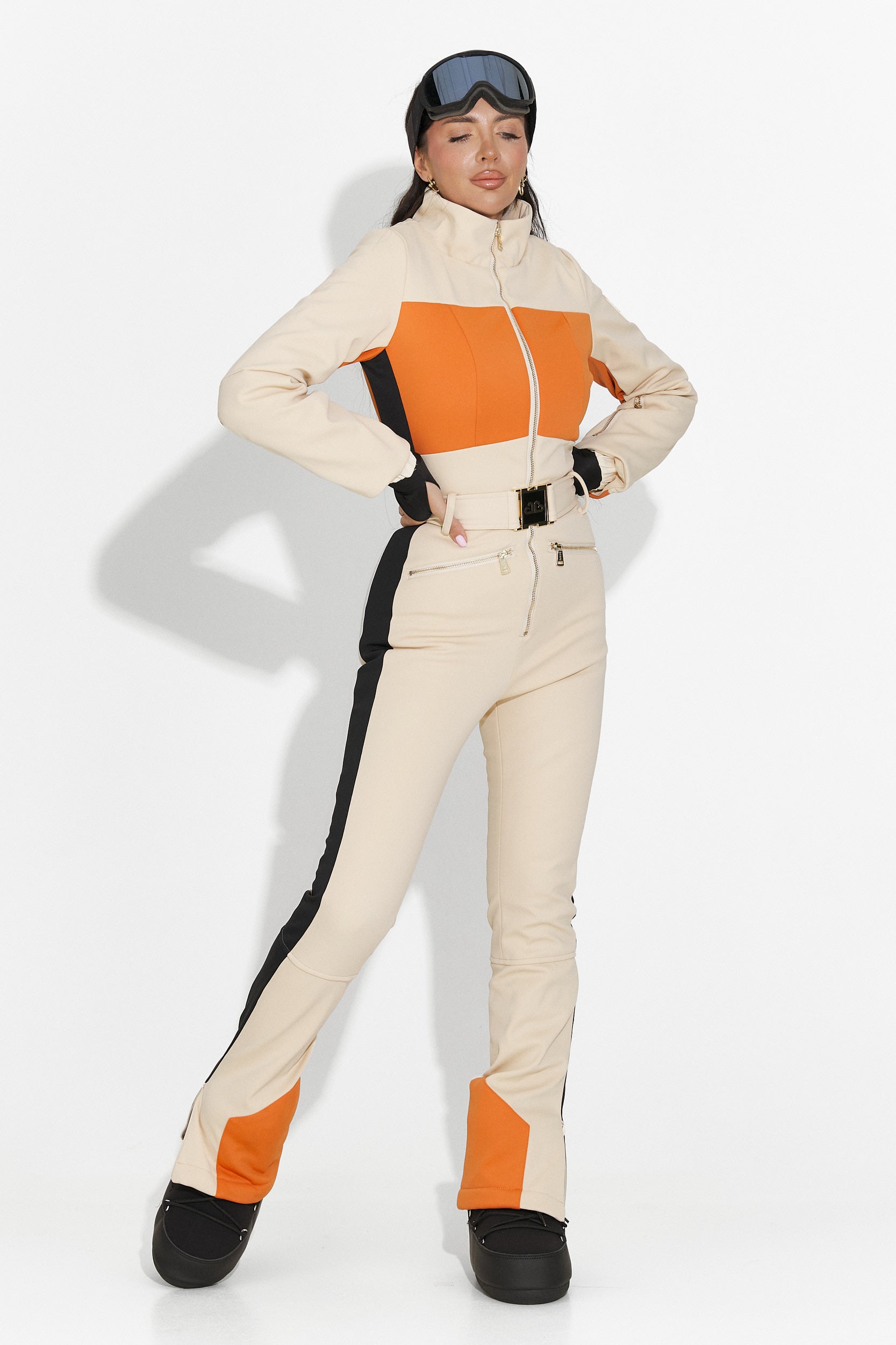 Bézs Vernoa Bogas alkalmi síoverál