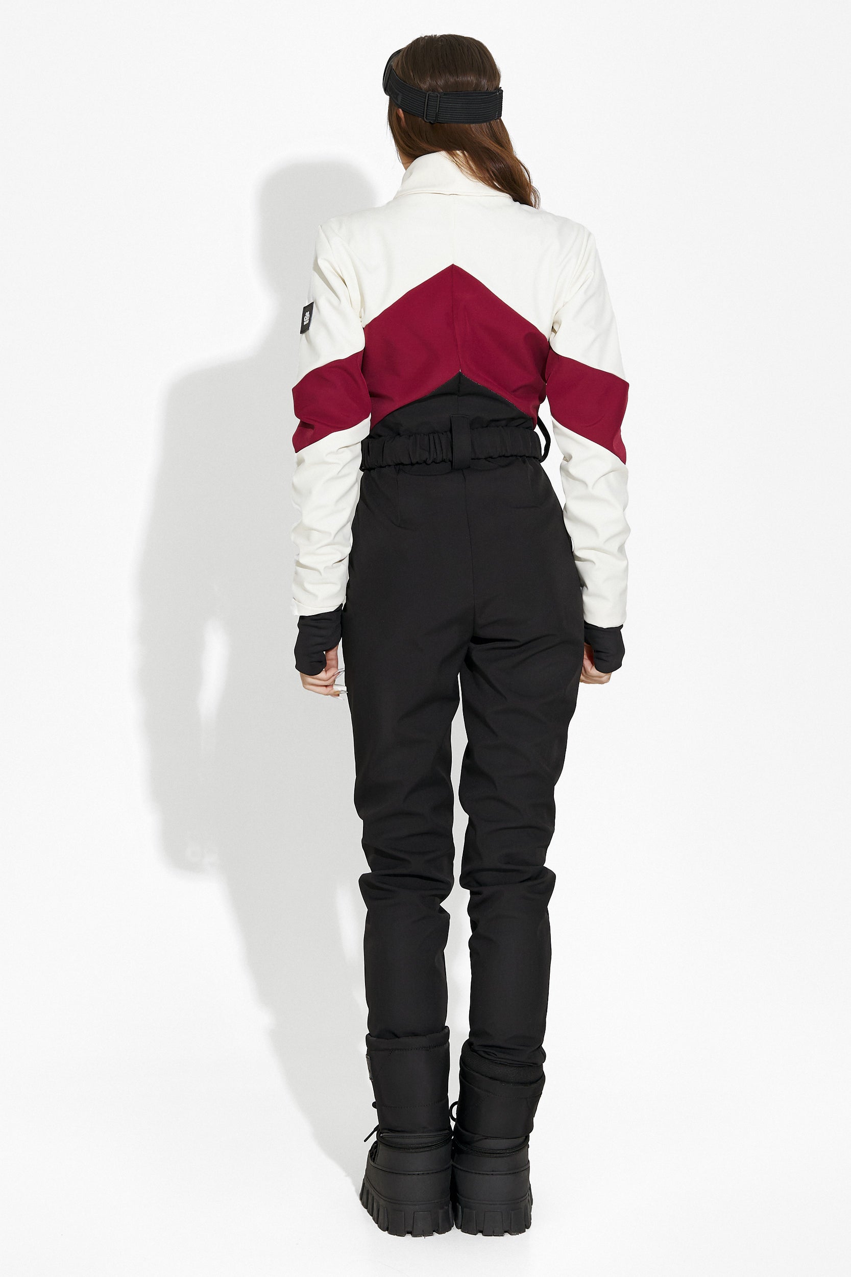 Laza bordó-fekete síoverál Radika Bogas