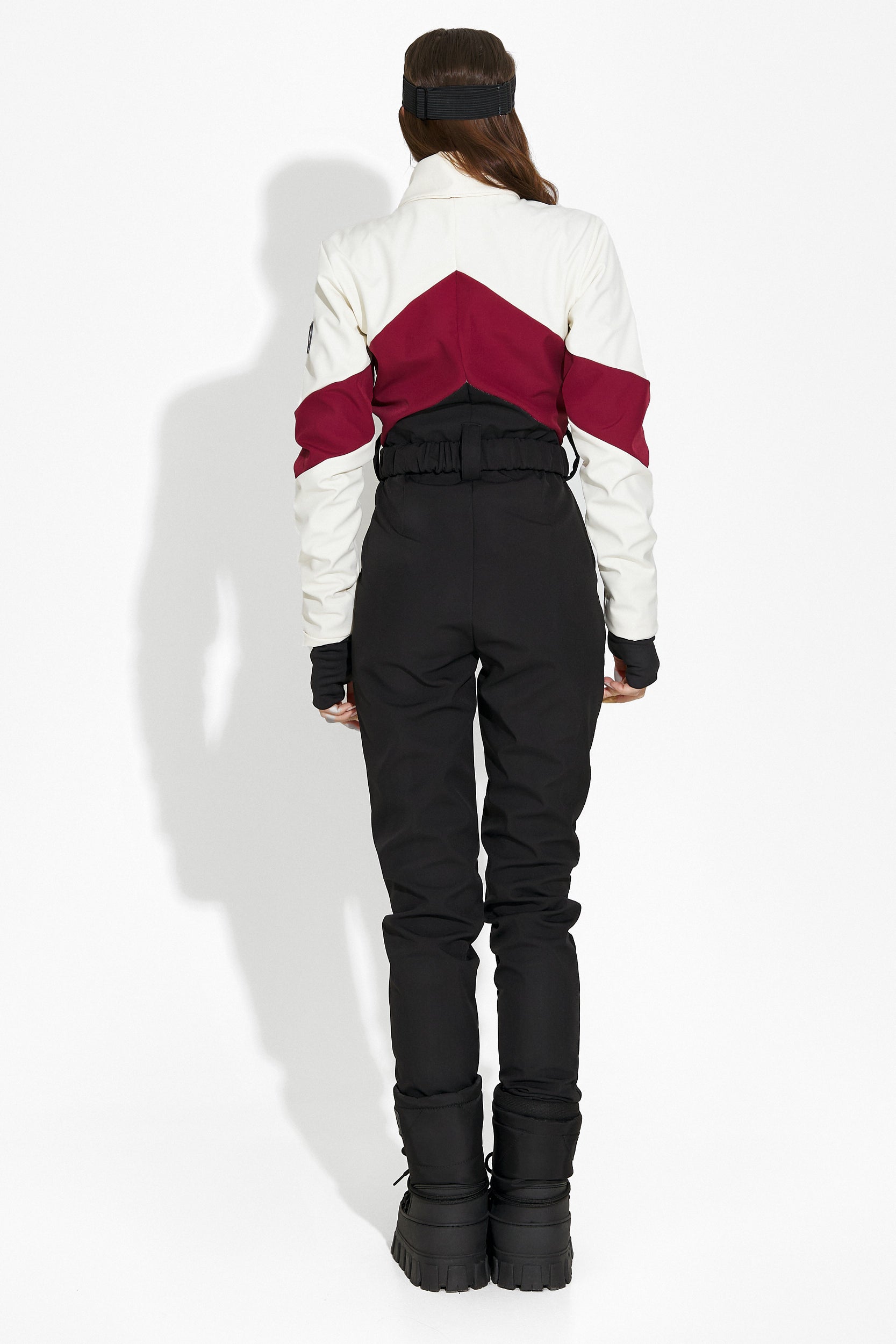 Laza bordó-fekete síoverál Radika Bogas