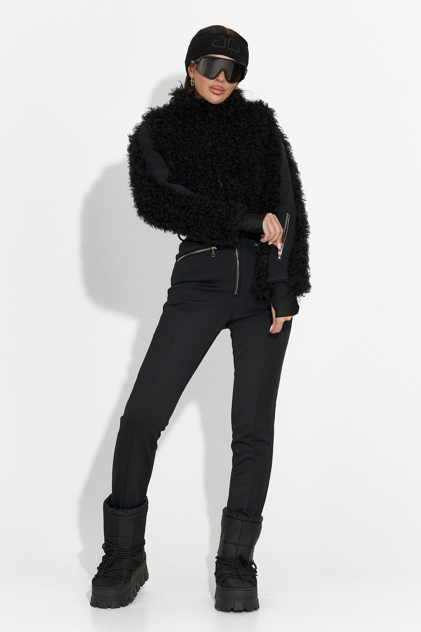 Alycia Bogas Fekete Hétköznapi Síoverál