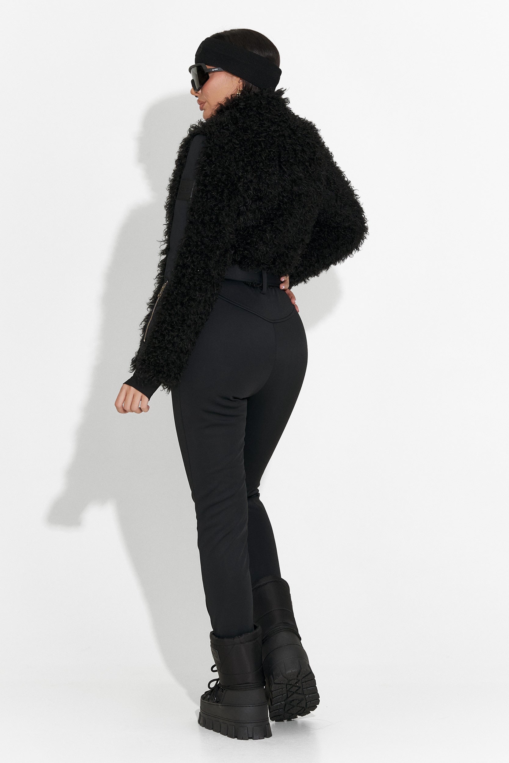 Alycia Bogas Fekete Hétköznapi Síoverál