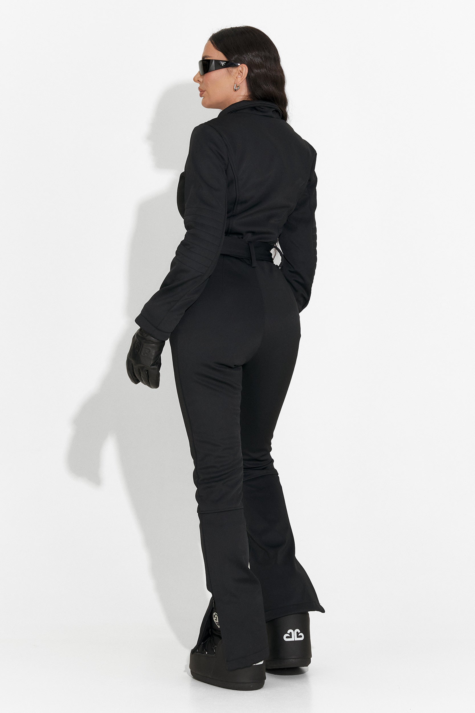 Fekete, alkalmi síoverál Jorena Bogas