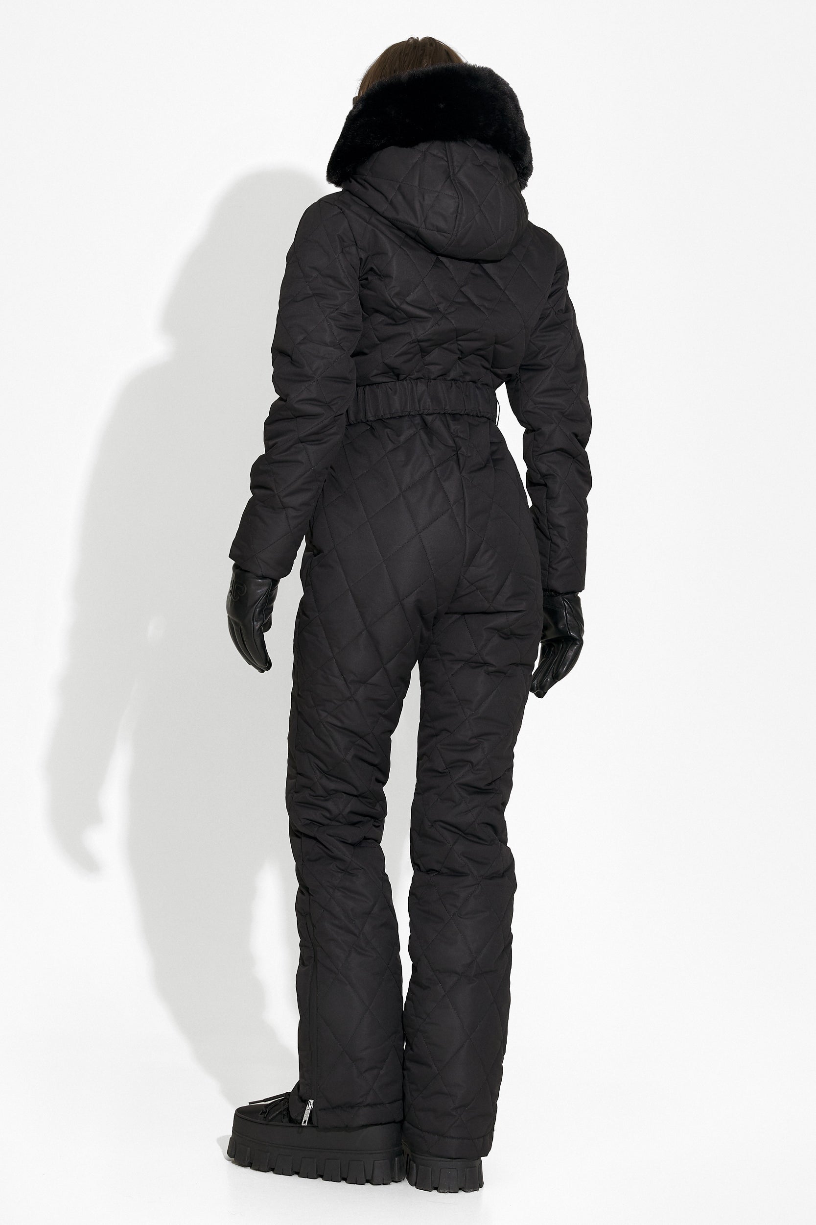 Valene Bogas Casual Fekete Sí Overall