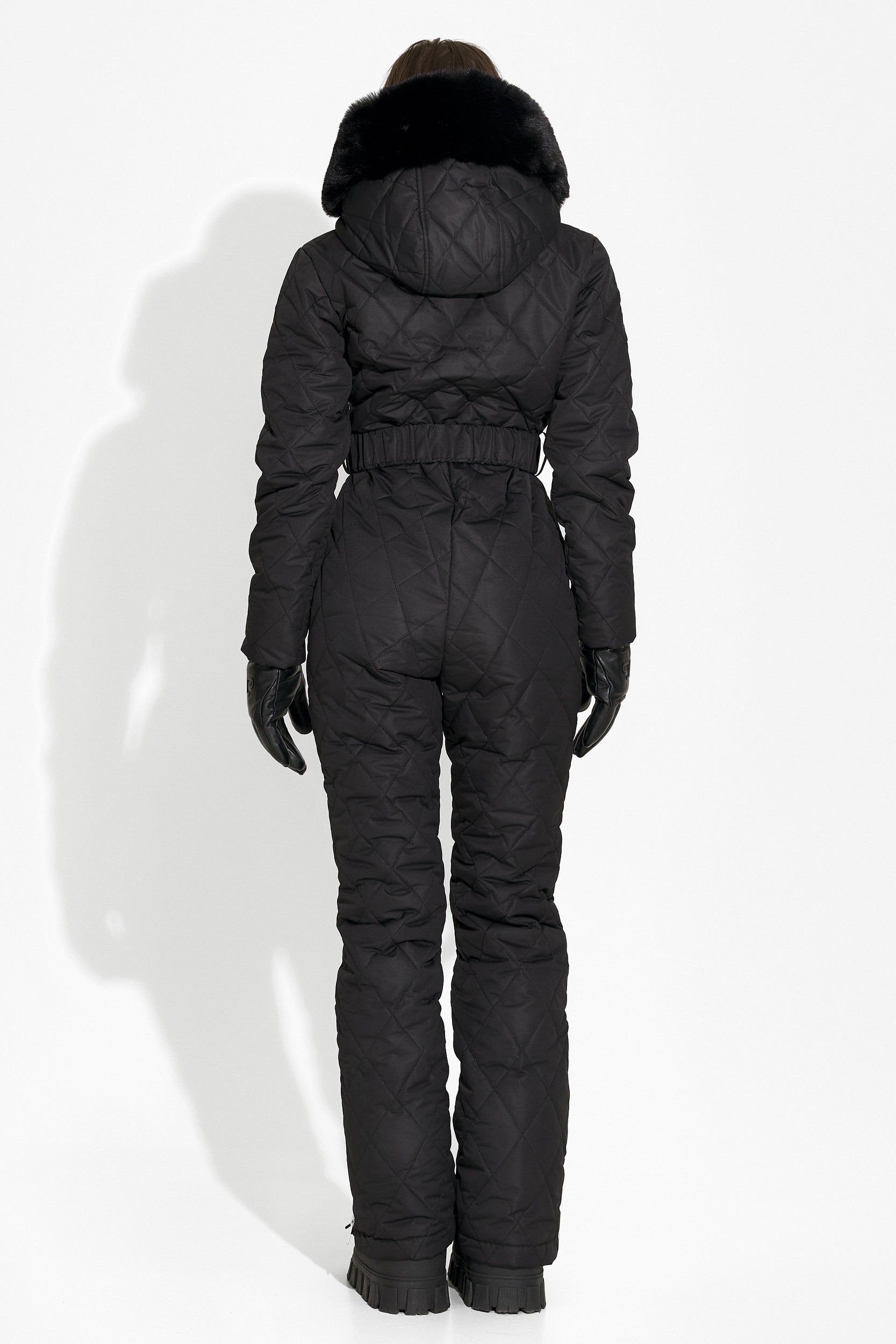 Valene Bogas Casual Fekete Sí Overall