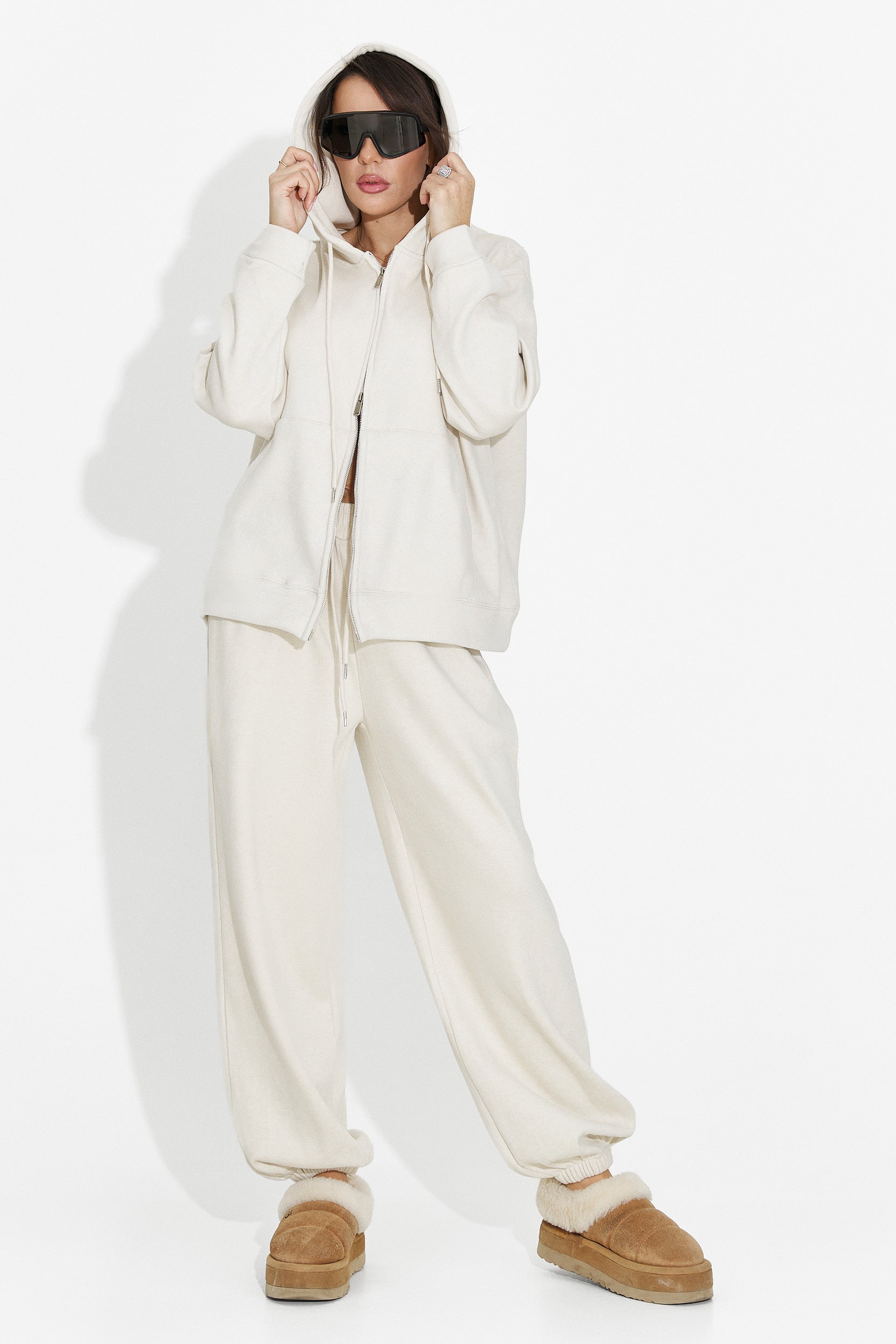 Női alkalmi bézs tréningruha Chester Bogas