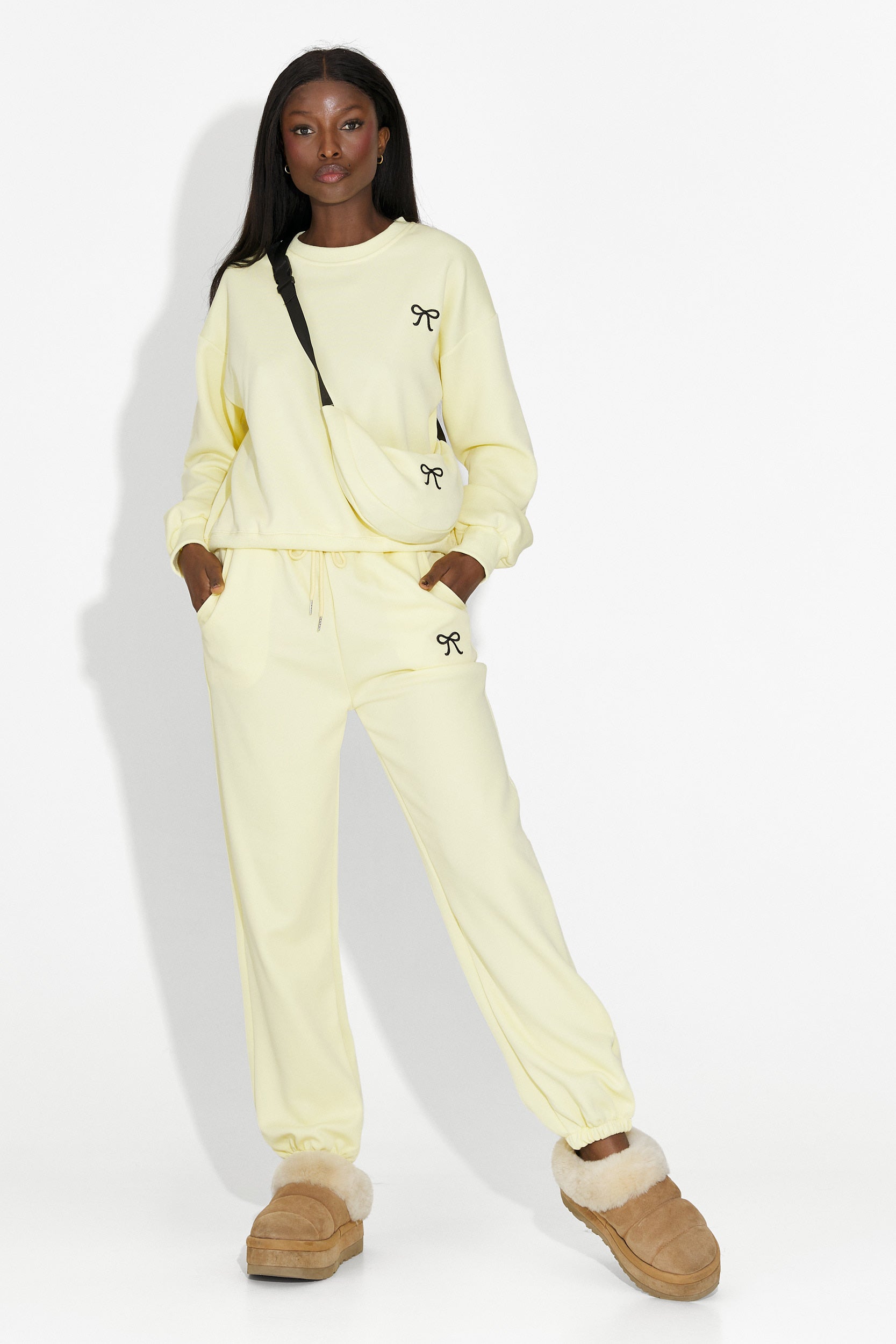 Serelis Bogas Sárga Hétköznapi Női Edzőruha