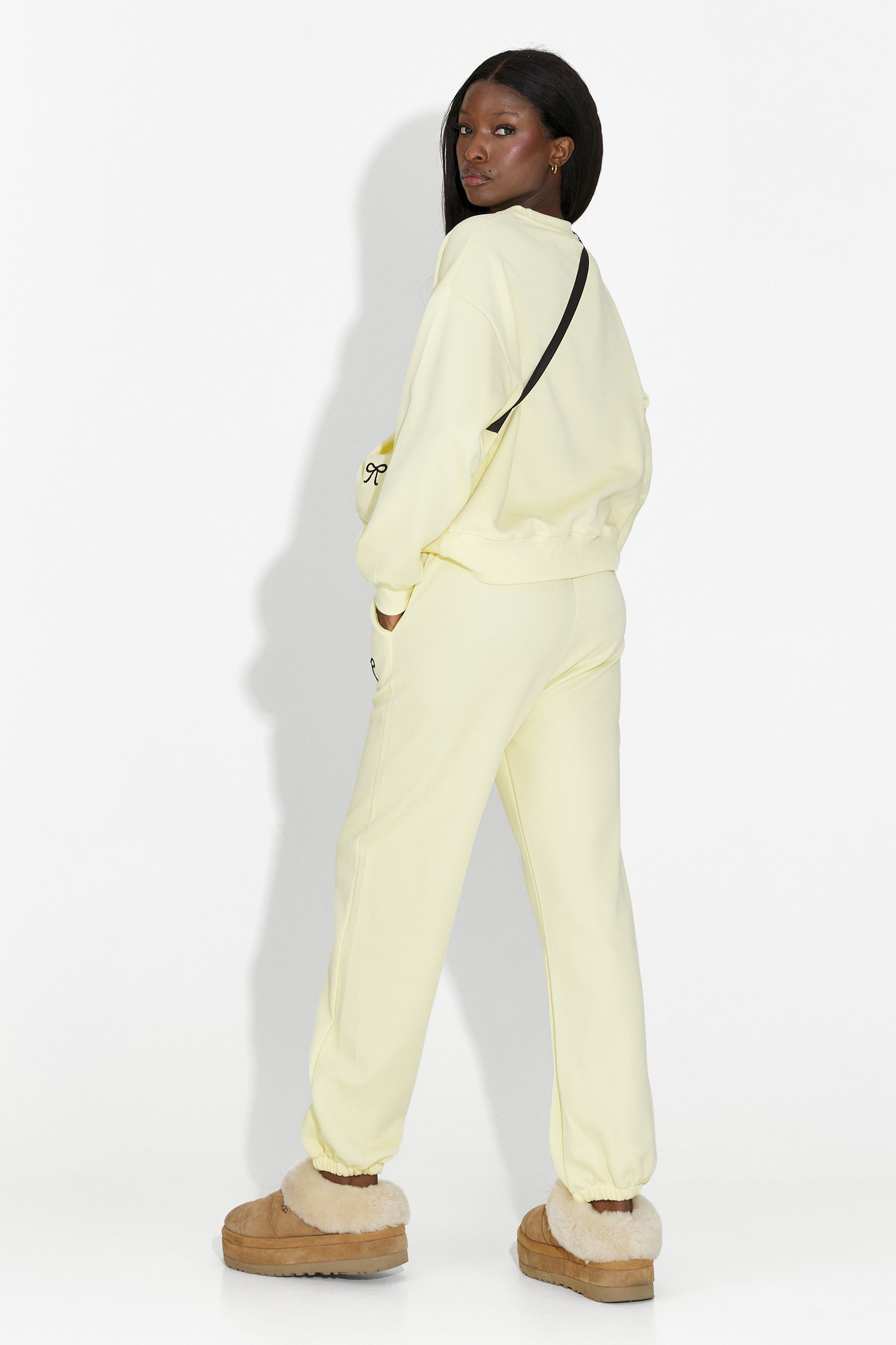 Serelis Bogas Sárga Hétköznapi Női Edzőruha