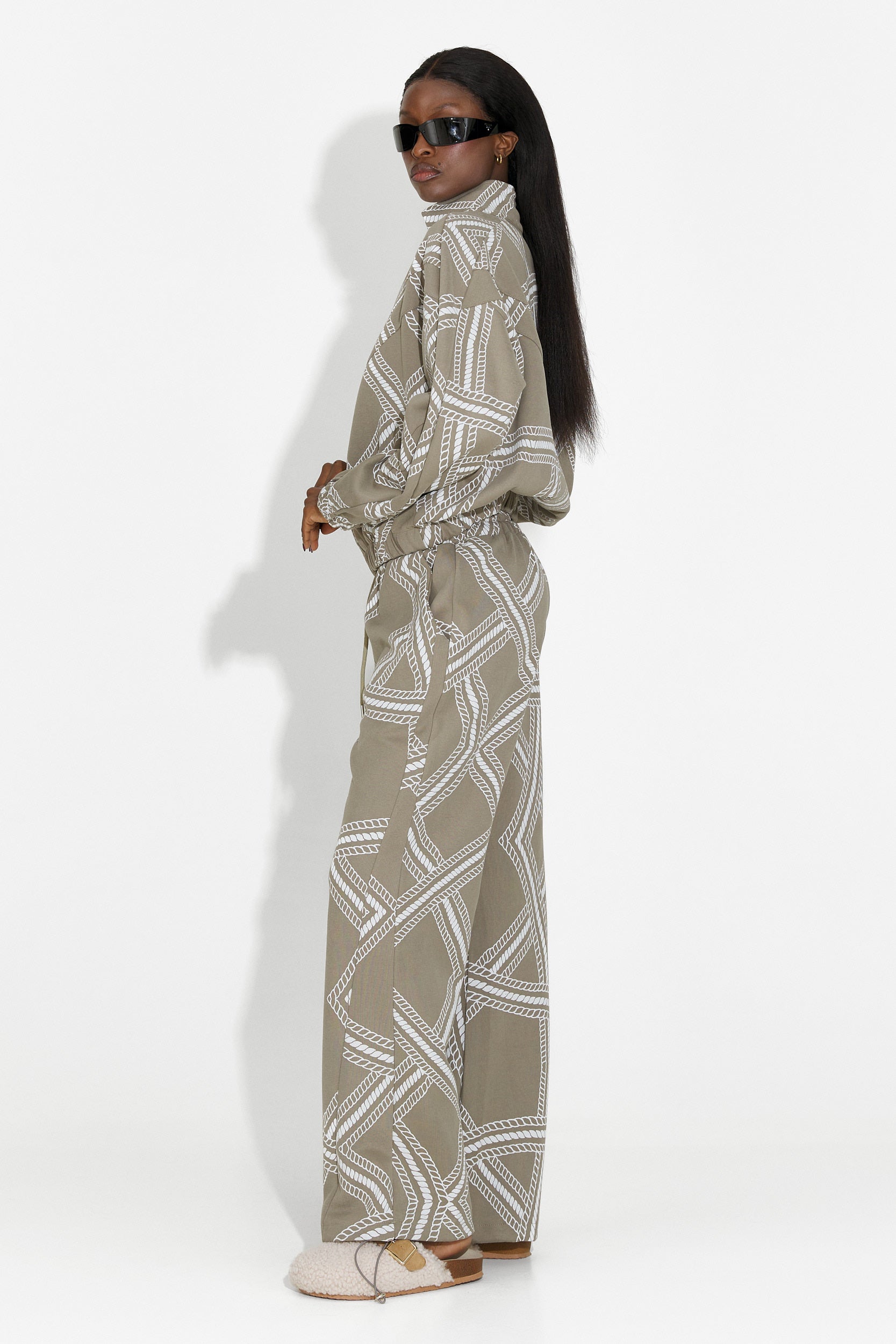 Kristela Bogas Casual Khaki Női Edzőruha