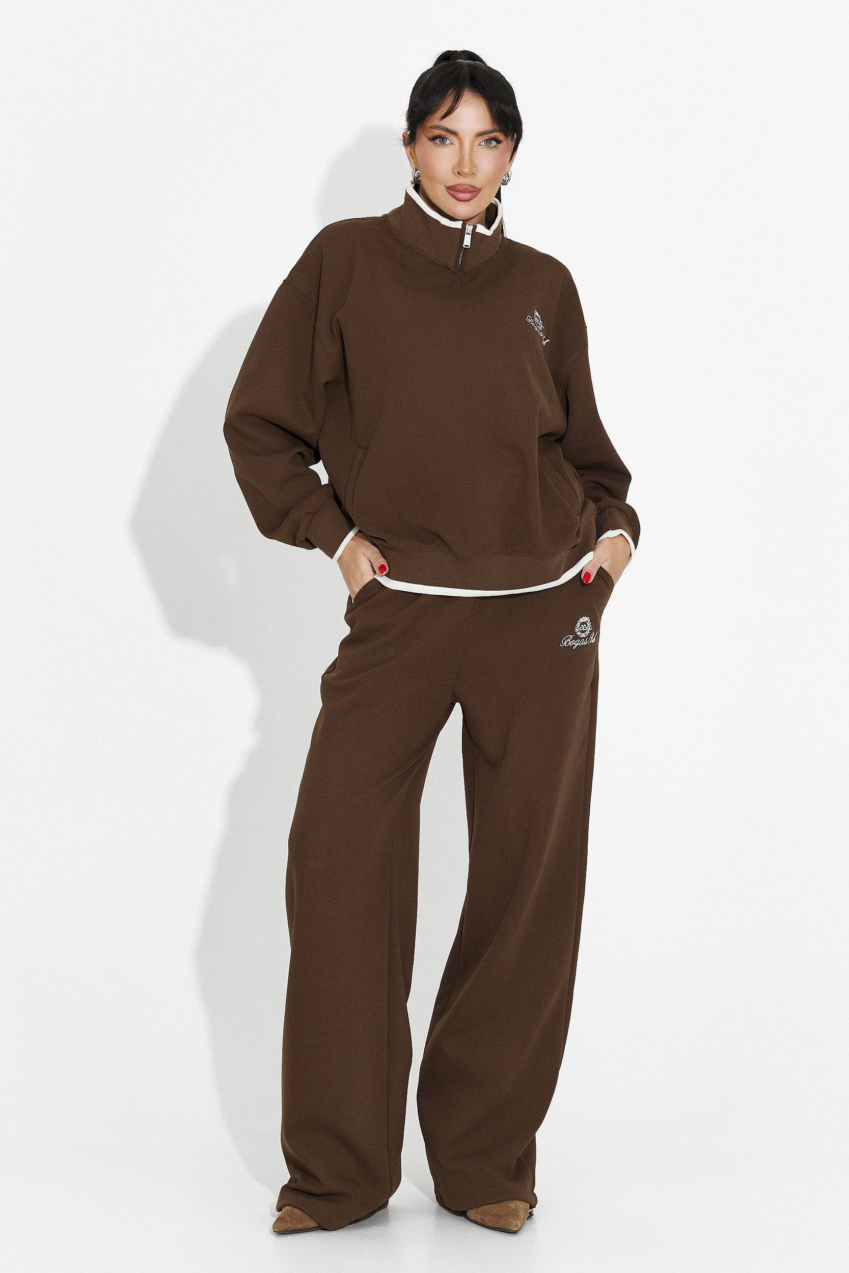 Női alkalmi barna tréningruha Vilma Bogas