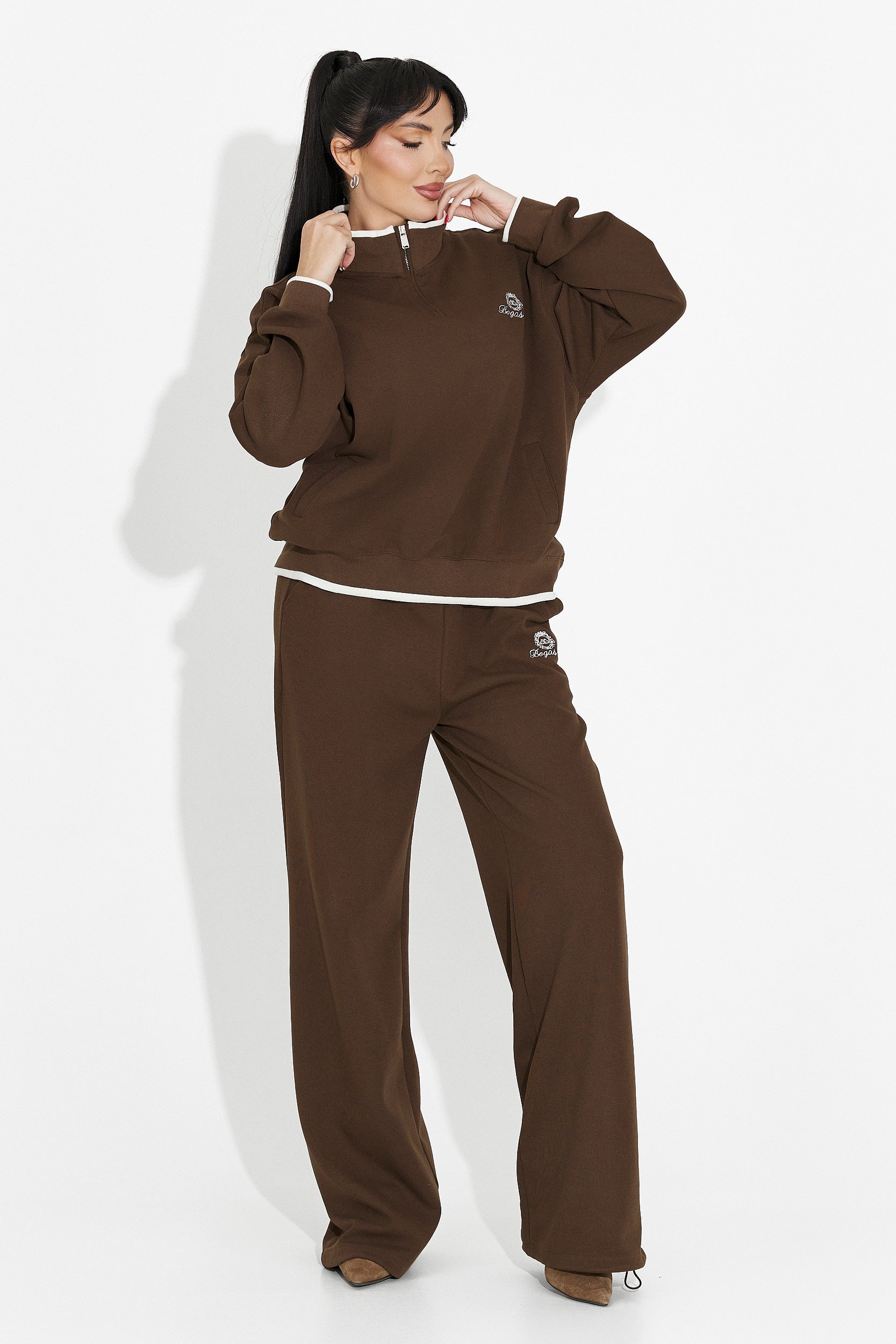 Női alkalmi barna tréningruha Vilma Bogas