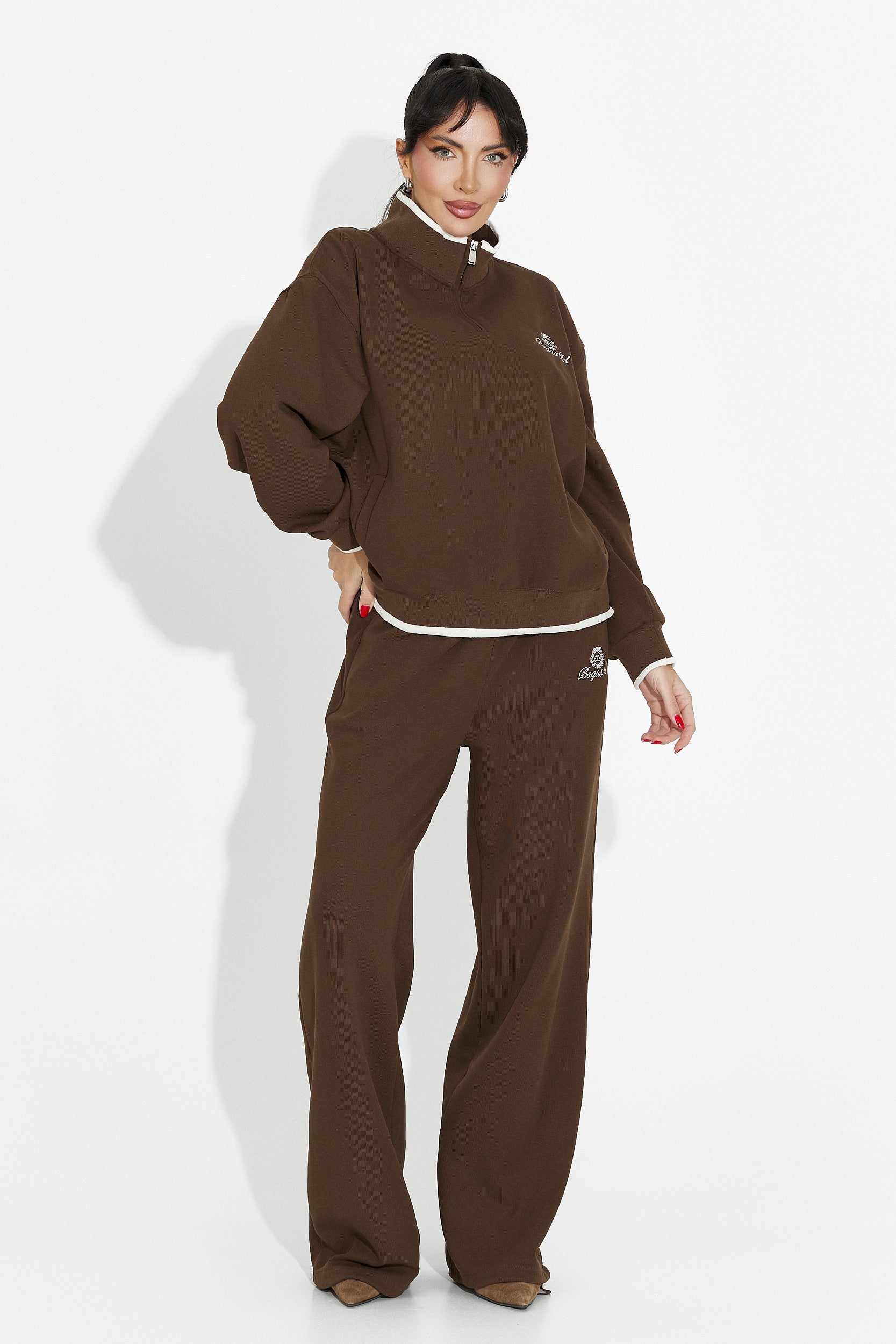 Női alkalmi barna tréningruha Vilma Bogas