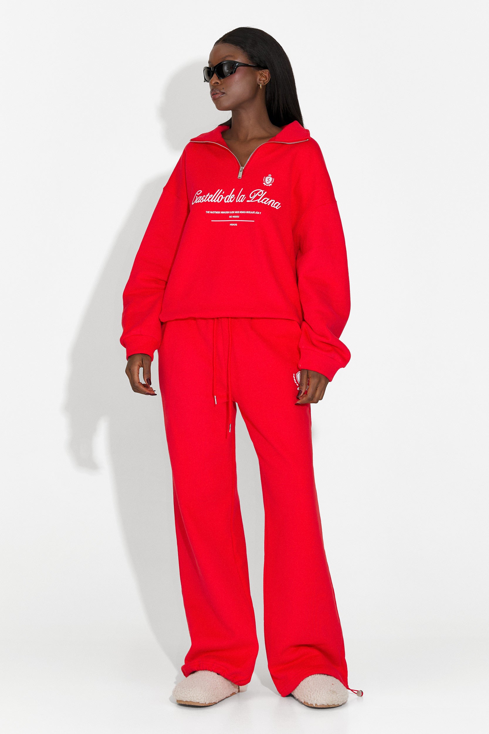 Civora Bogas Véletlenszerű Piros Női Edzőruha