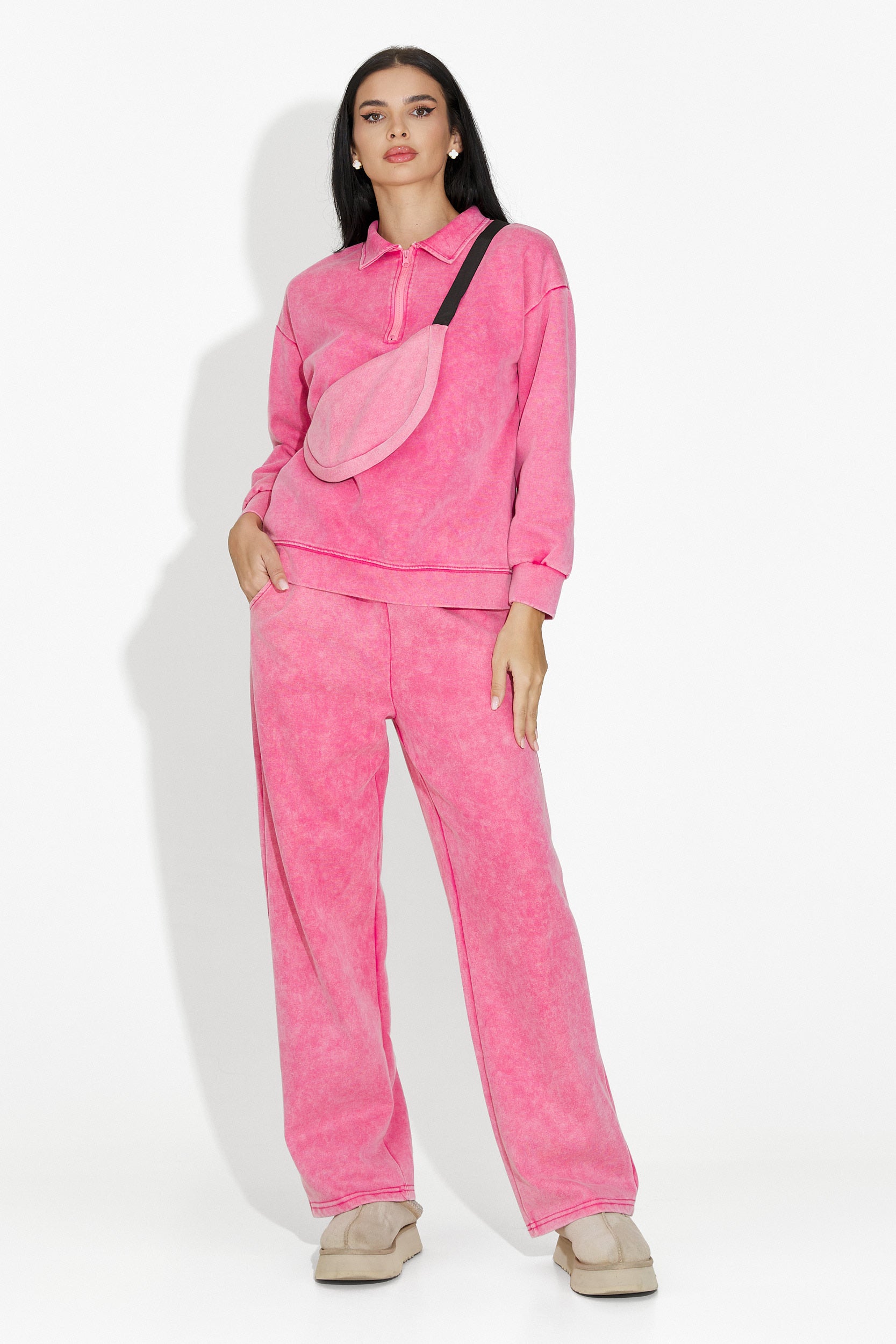 Laza rózsaszín Dionea Bogas női edzőruha