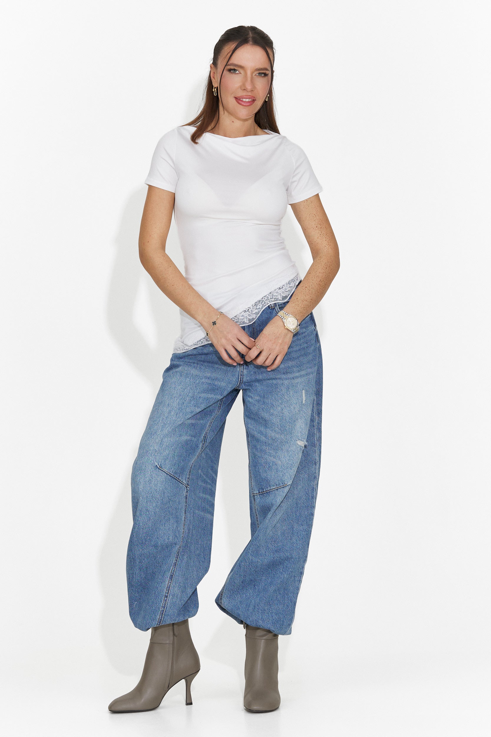 Női fehér hétköznapi póló Arkania Bogas