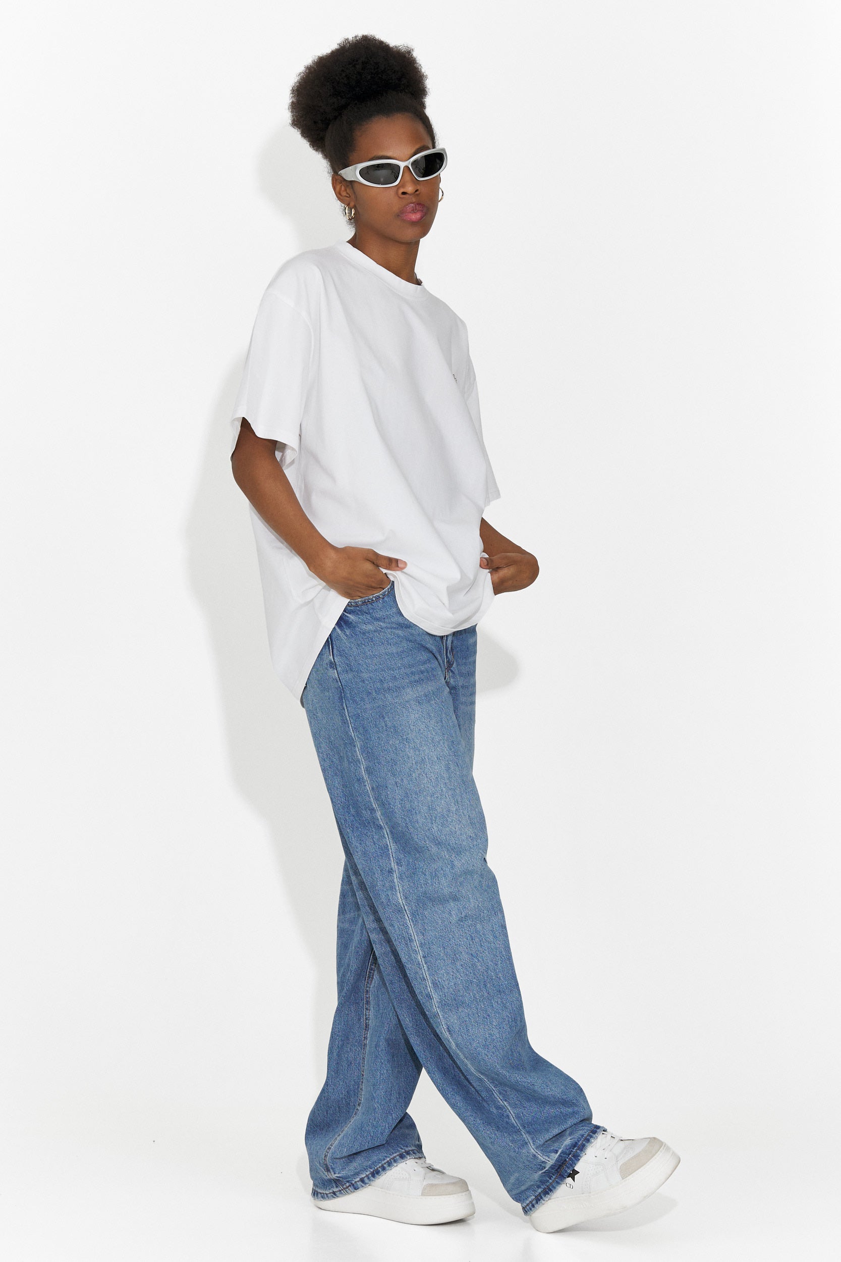 Női fehér hétköznapi póló Cristelia Bogas