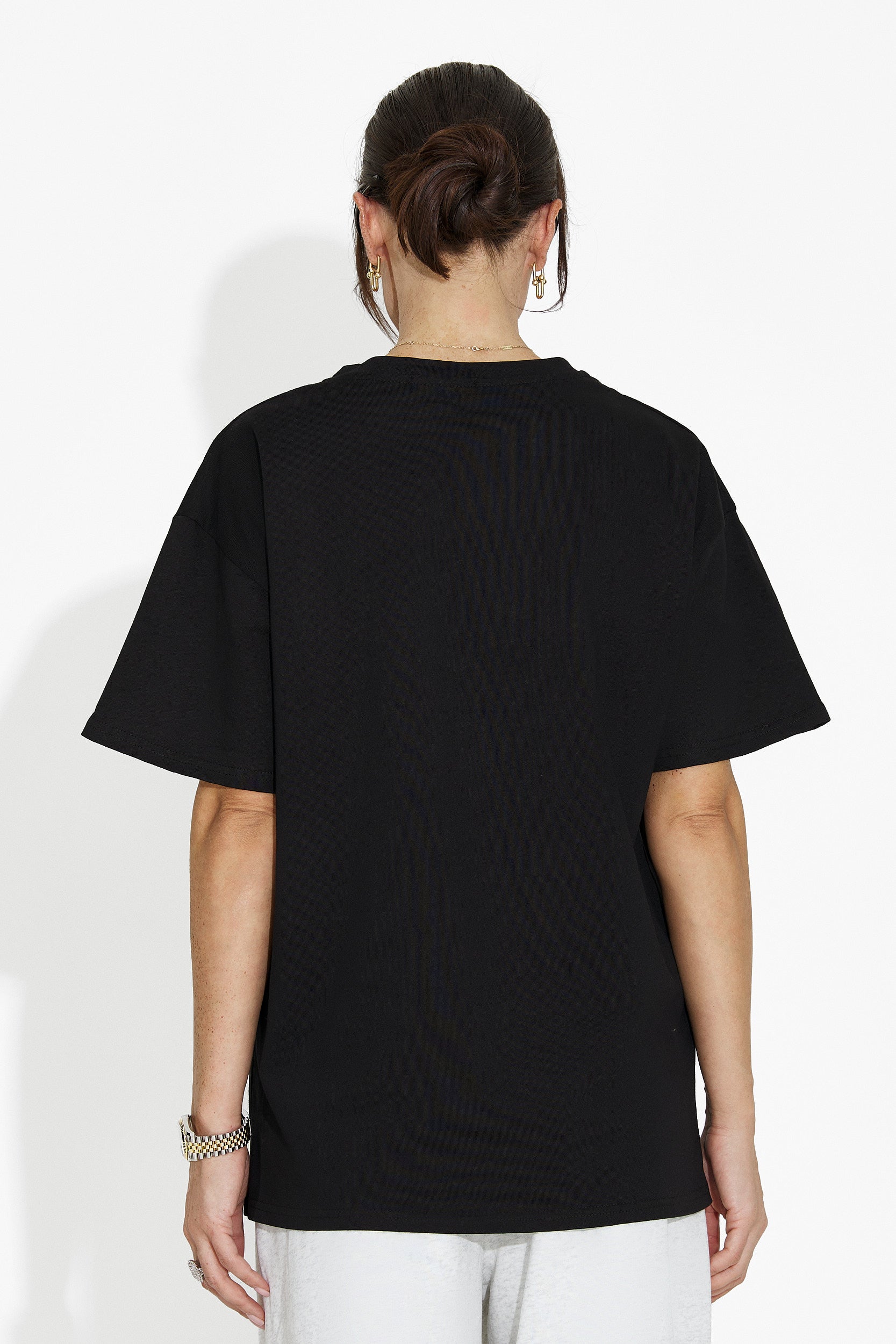 Női fekete hétköznapi póló Lunesa Bogas