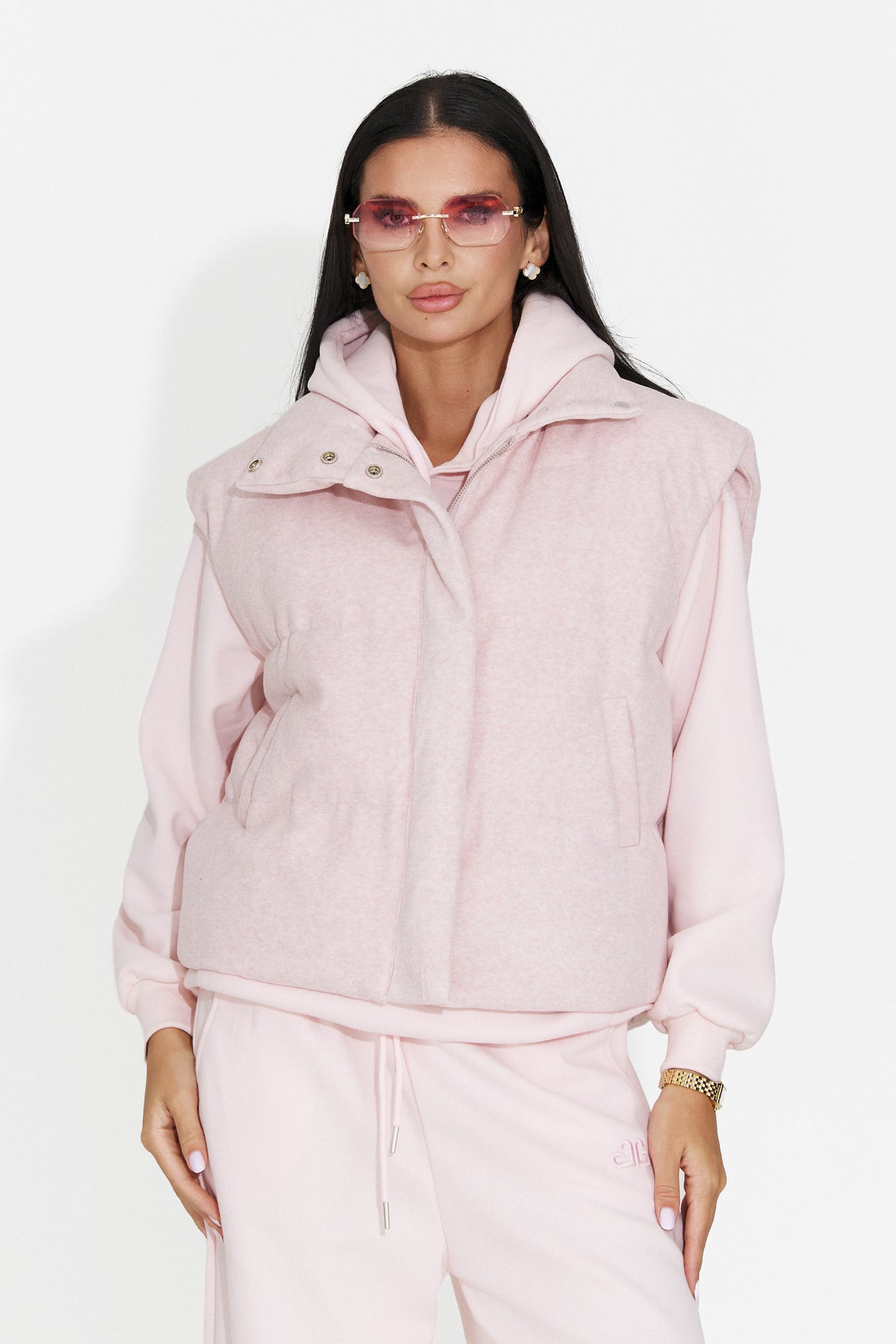 Vesta casual roz Glymzesia Bogas