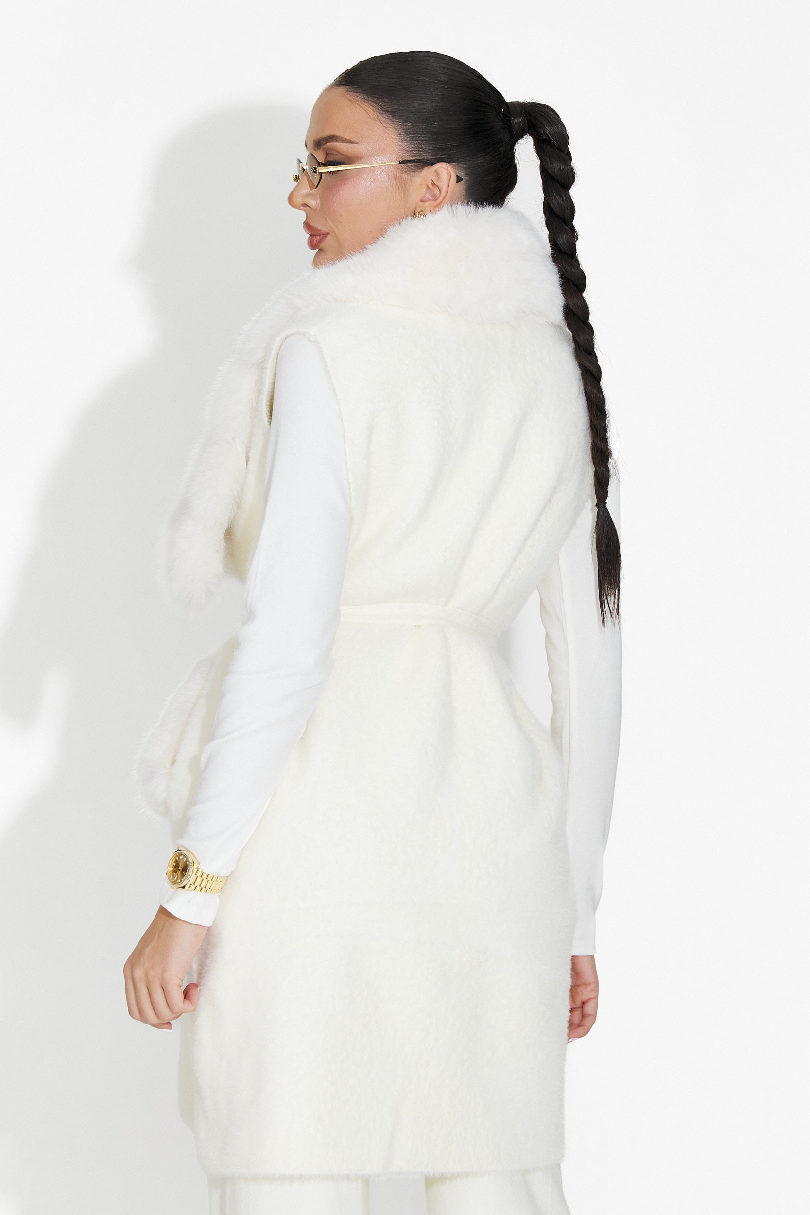 Beige Cloria Bogas Női Mellény