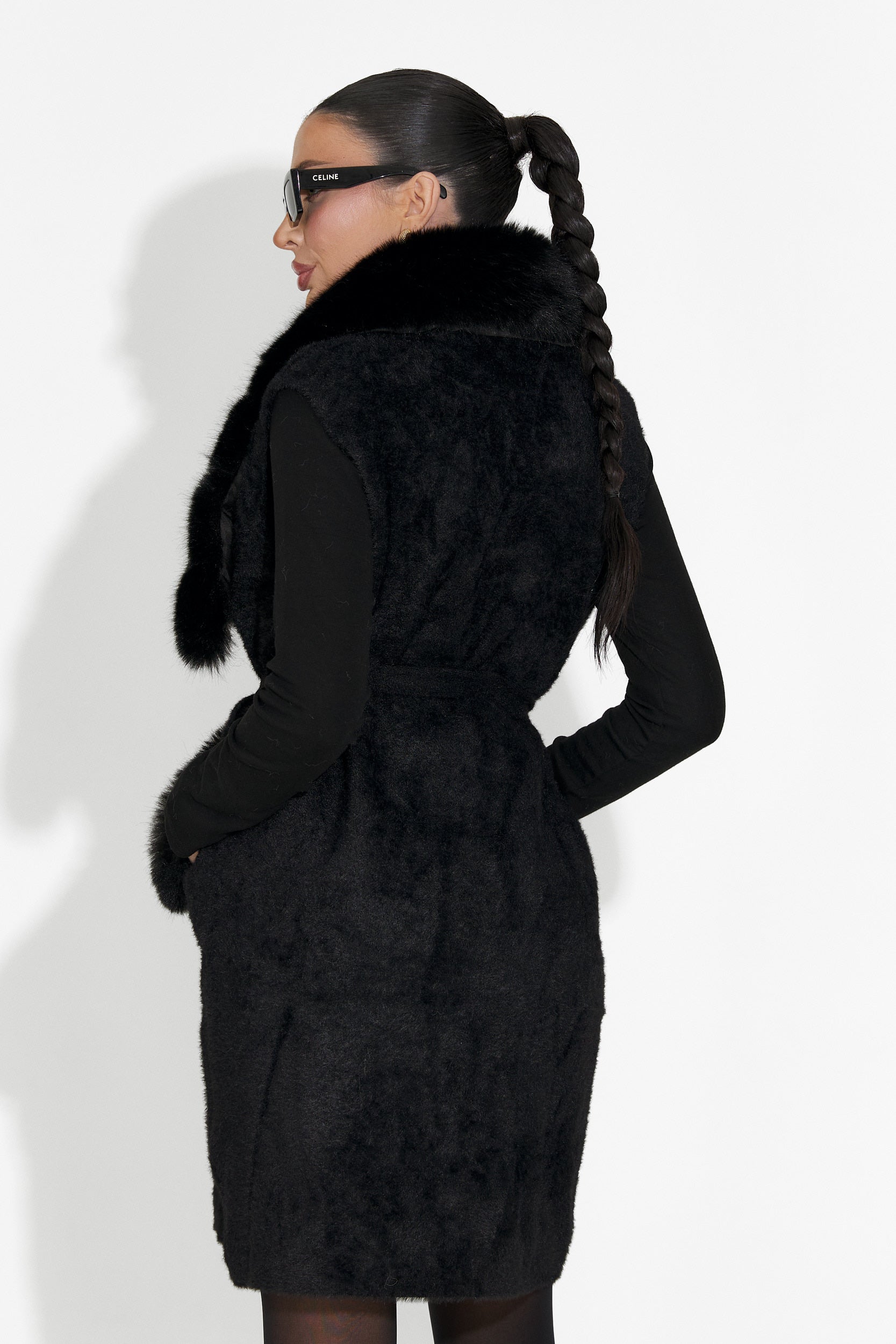 Cloria Bogas Fekete Hölgy Mellény