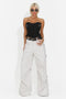 Pantaloni dama casual albi Timoty Bogas