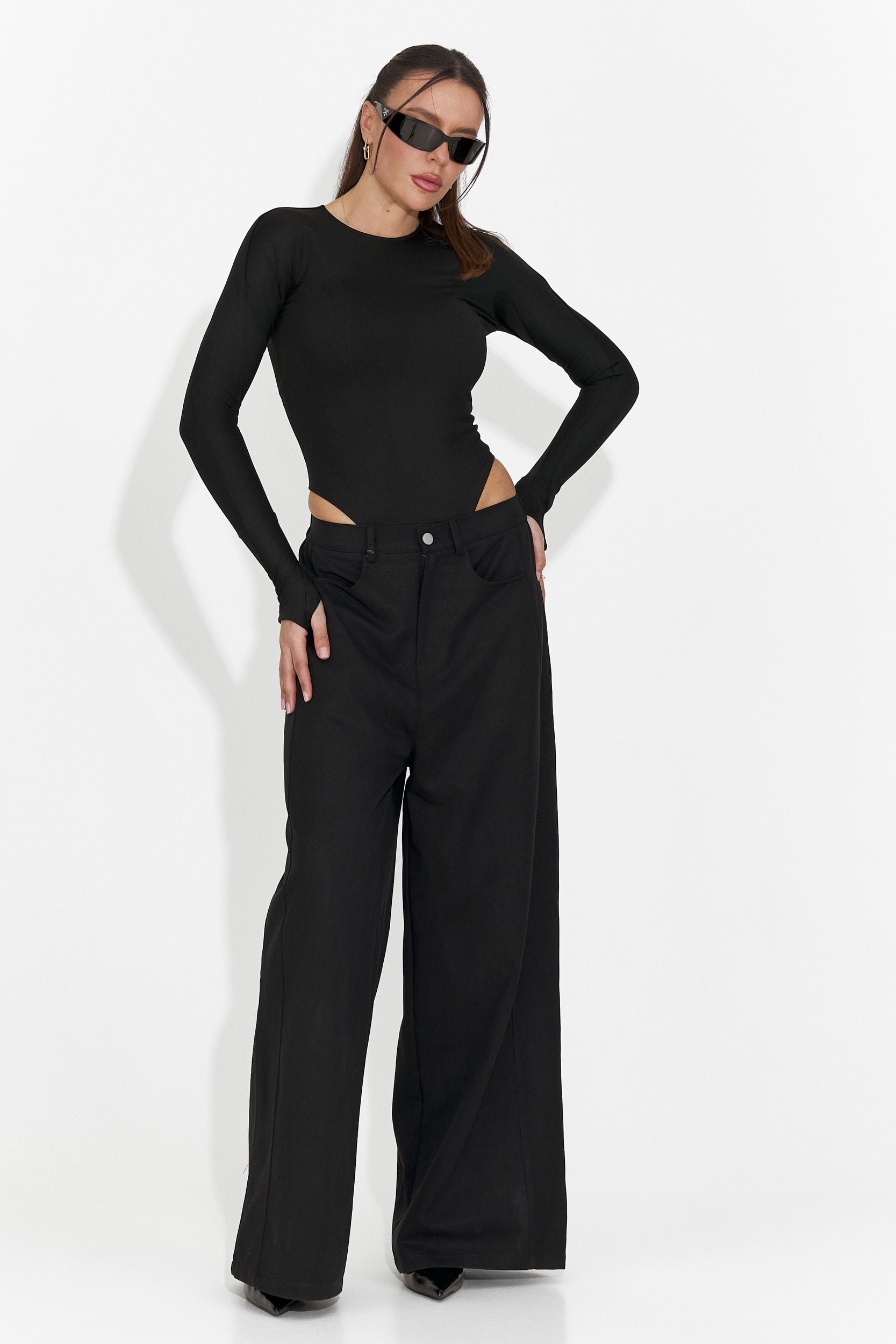 Irsaia Bogas Fekete Női Blúz