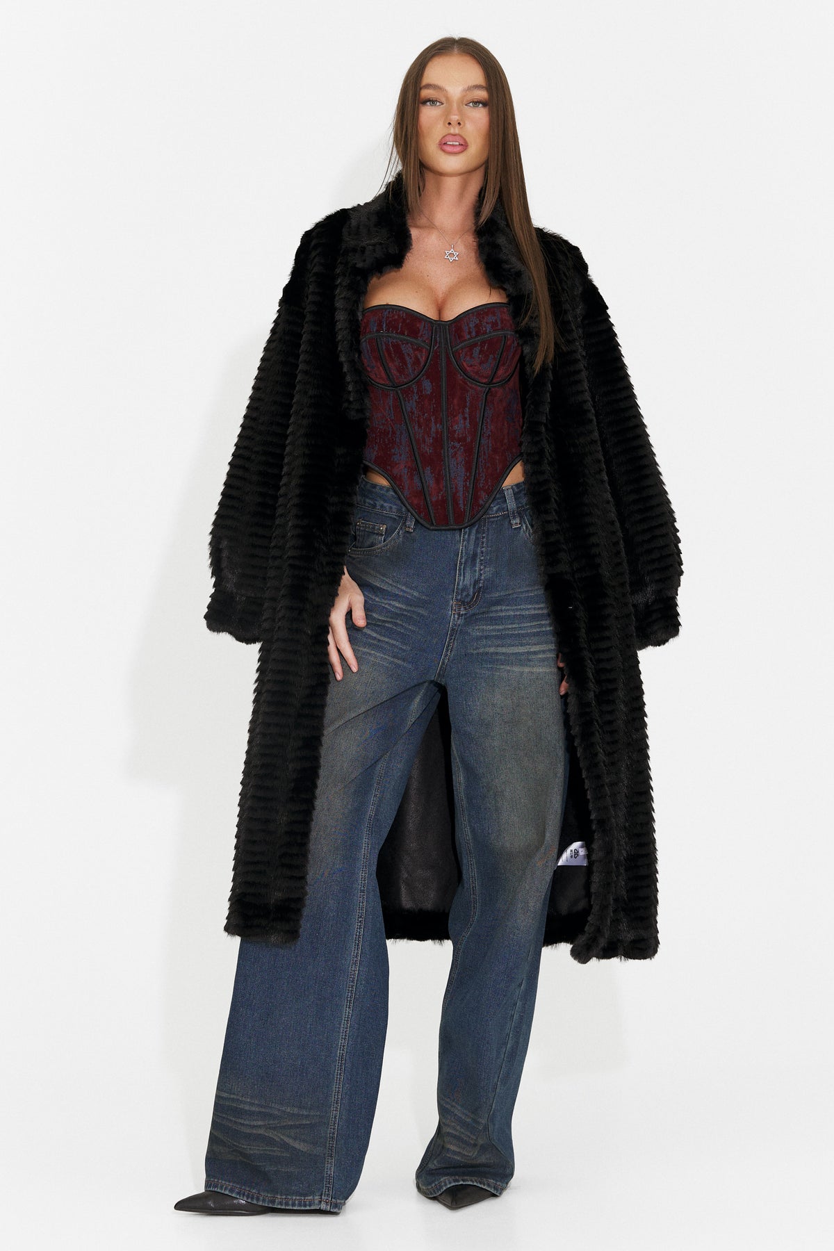 Blugi casual albastri Chemuila Bogas