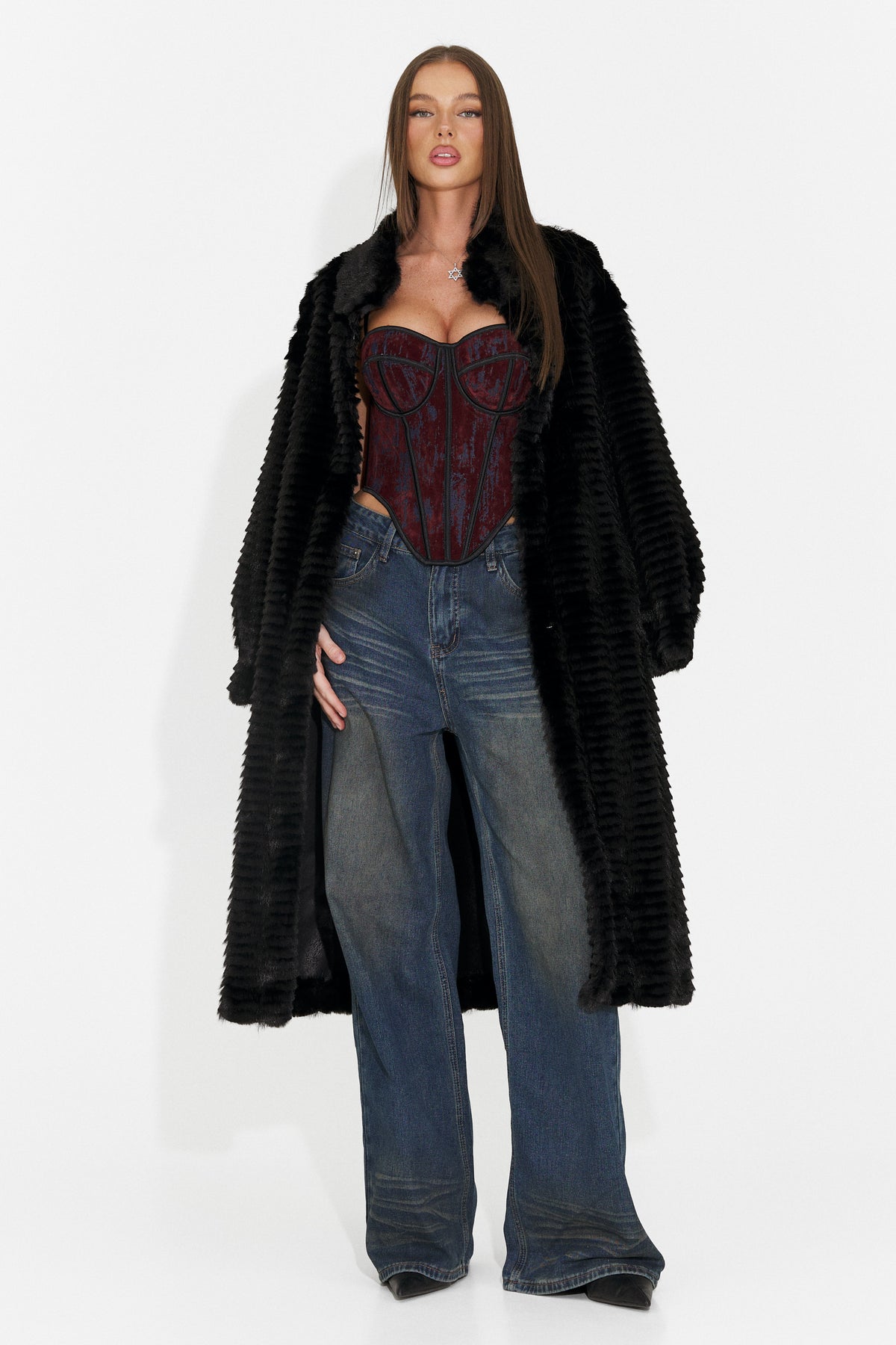 Blugi casual albastri Chemuila Bogas