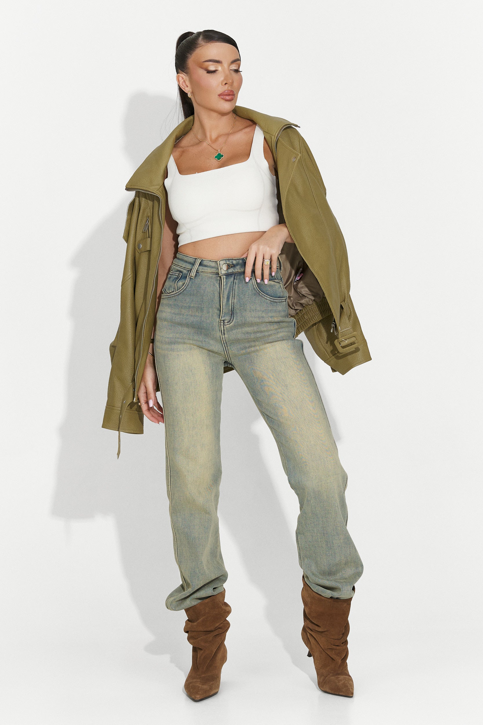 Női alkalmi kék farmer Brisia Bogas