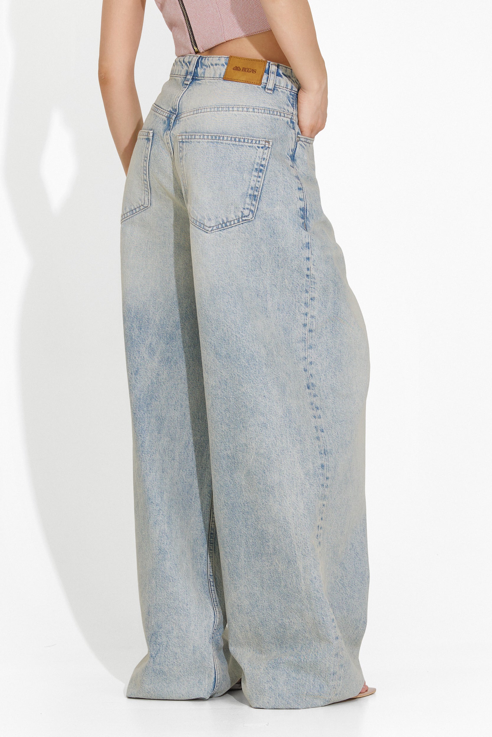 Karysa Bogas női kék casual farmer