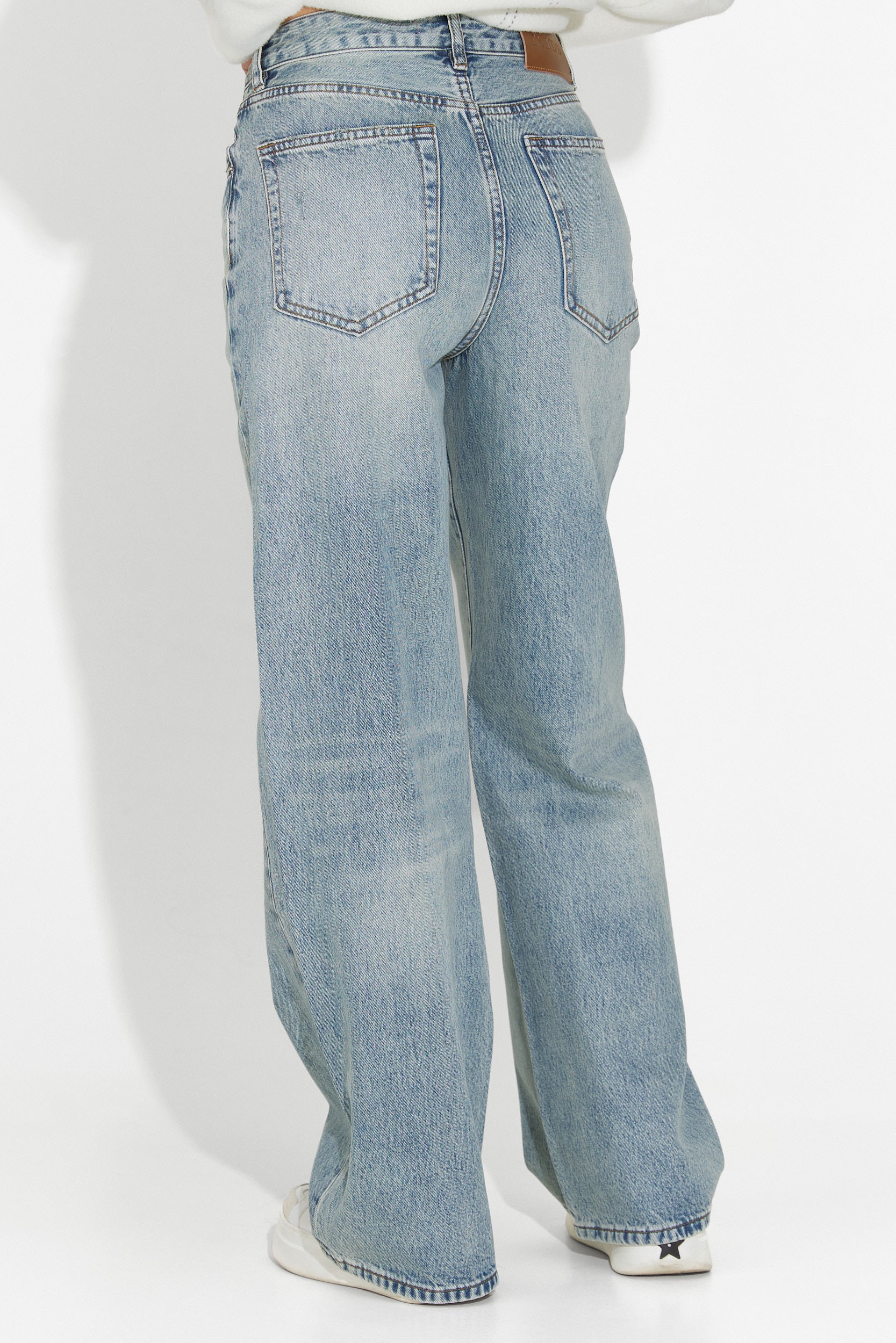 Sadia Bogas Kényelmes Kék Farmer Nőknek