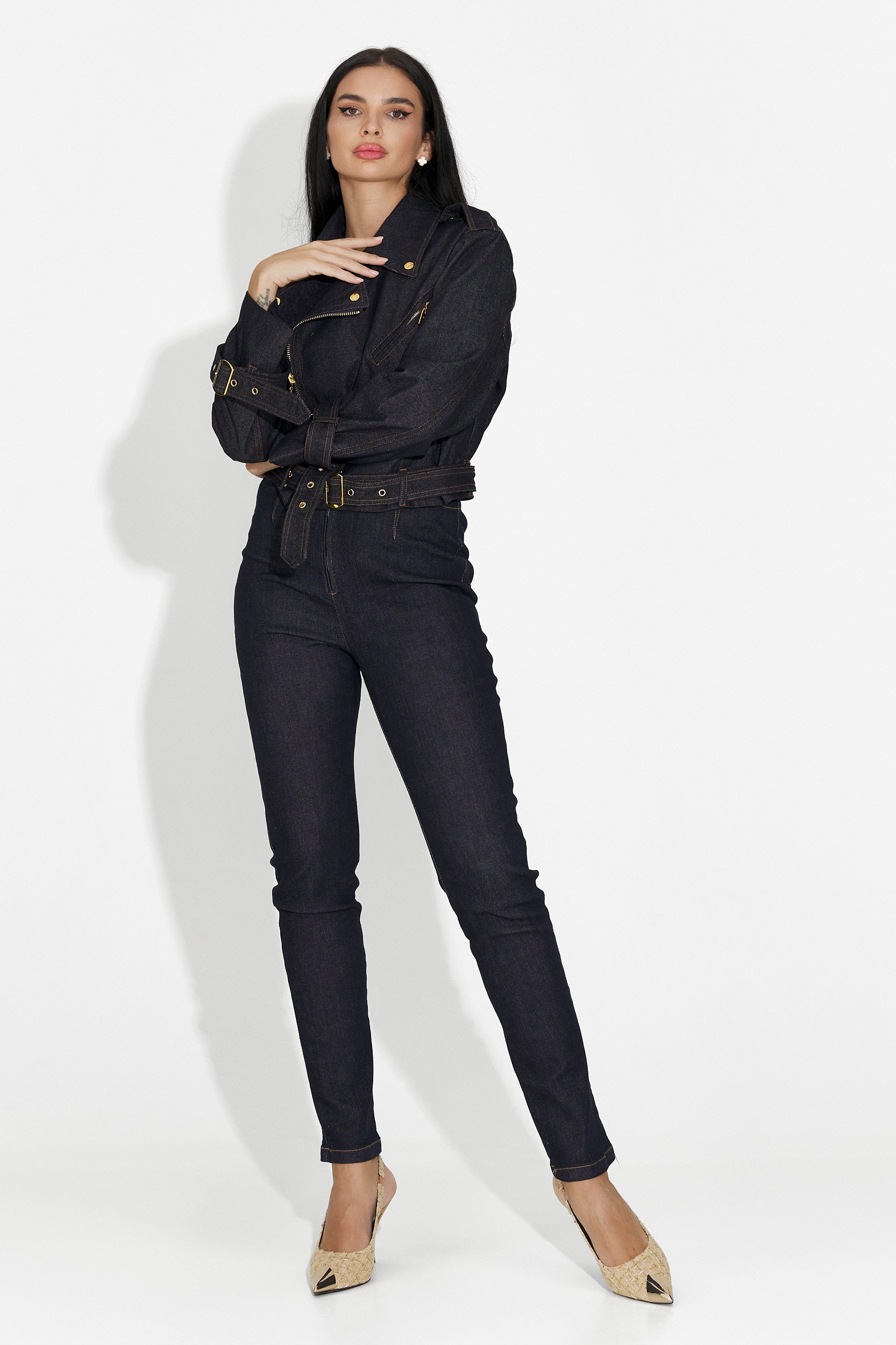 Tengerészkék Lazac Női Farmer Sirina Bogas