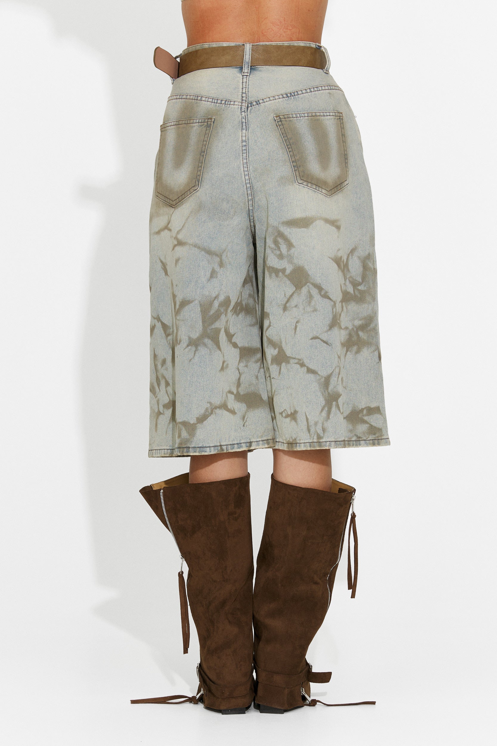 Bristy Bogas khaki női casual farmer