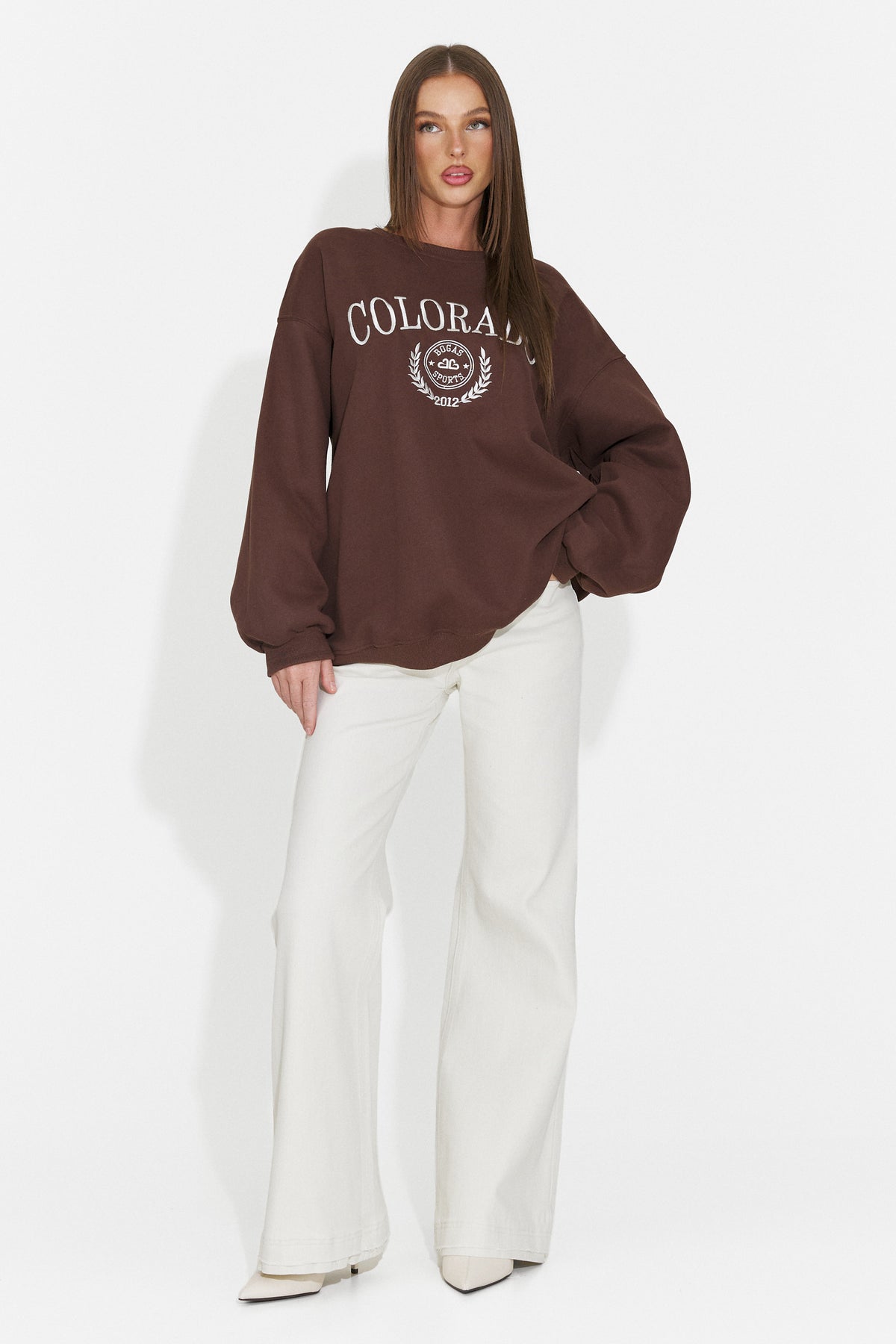 Bluza casual maro Valuvaila Bogas