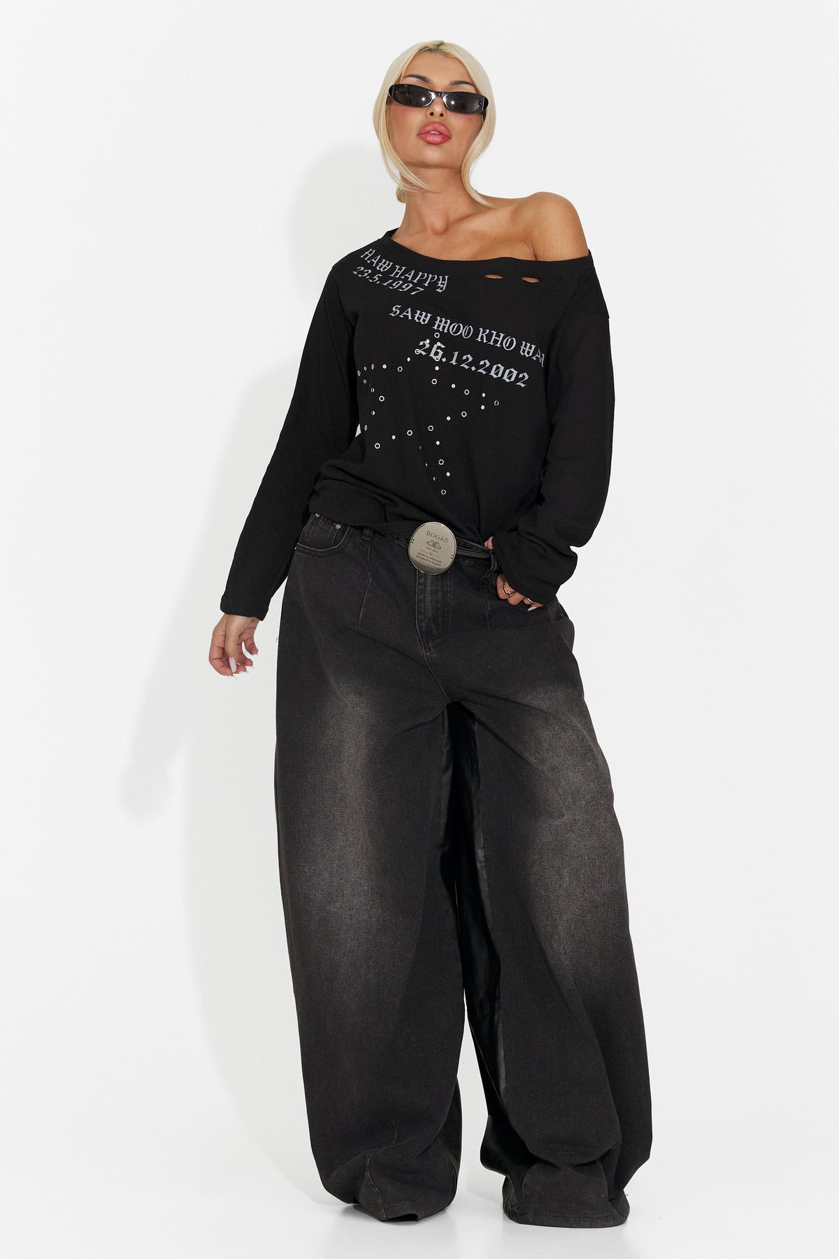 Bluza casual neagra Hosioesia Bogas