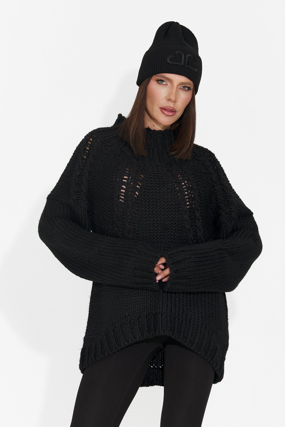 Bluza casual neagra Ziroeova Bogas