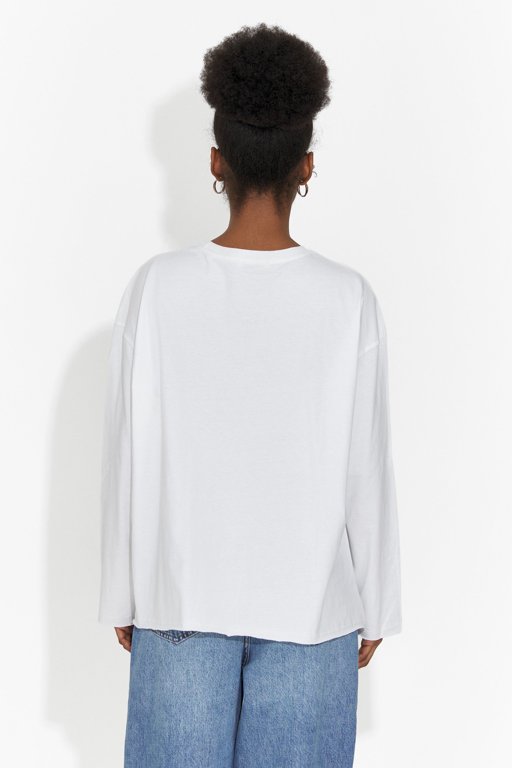 Női alkalmi fehér blúz Chandana Bogas